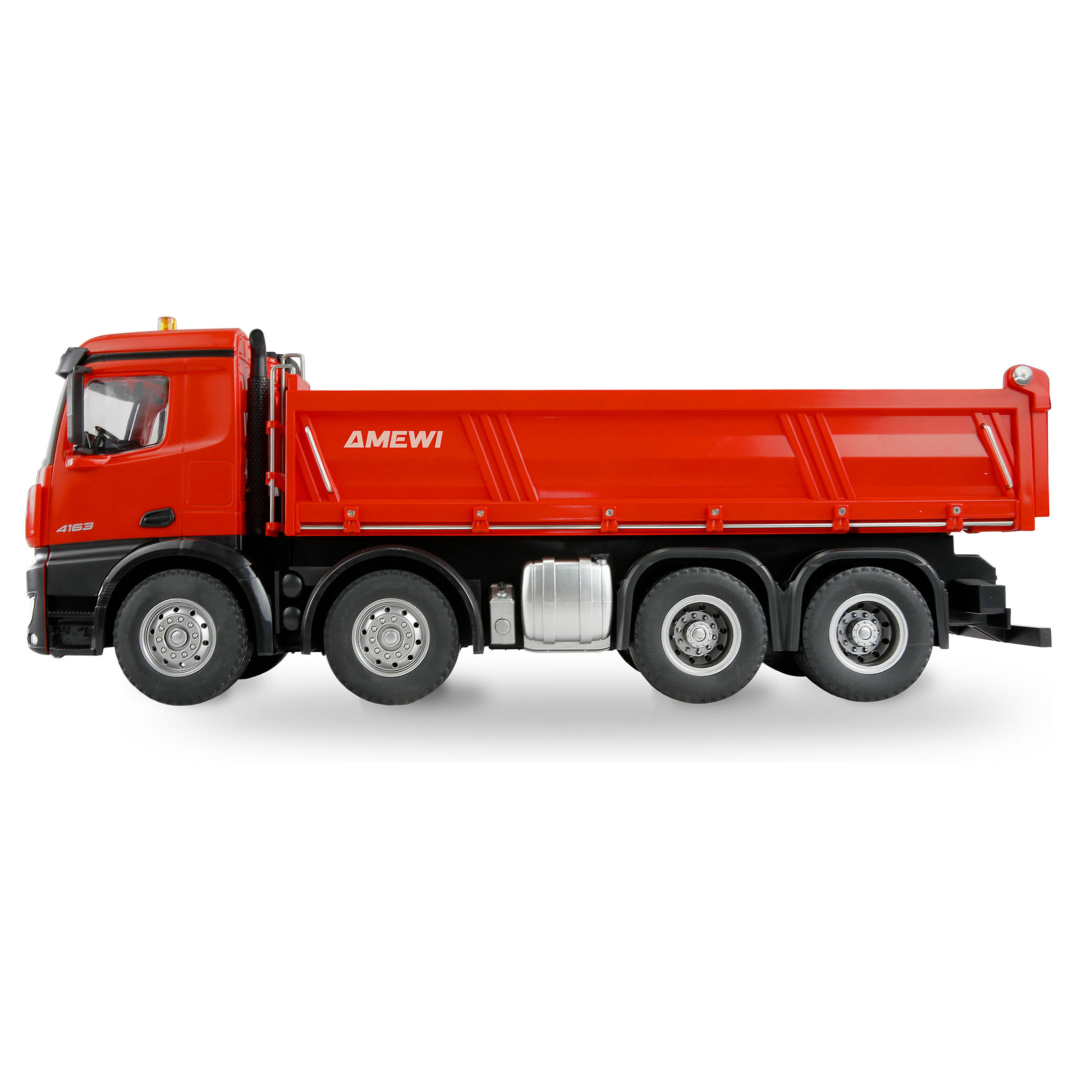Lodër RC Amewi Mercedes-Benz Arocs Dumper 8x4/4 4WD 1:18 RTR - Kuqe - Figura 3