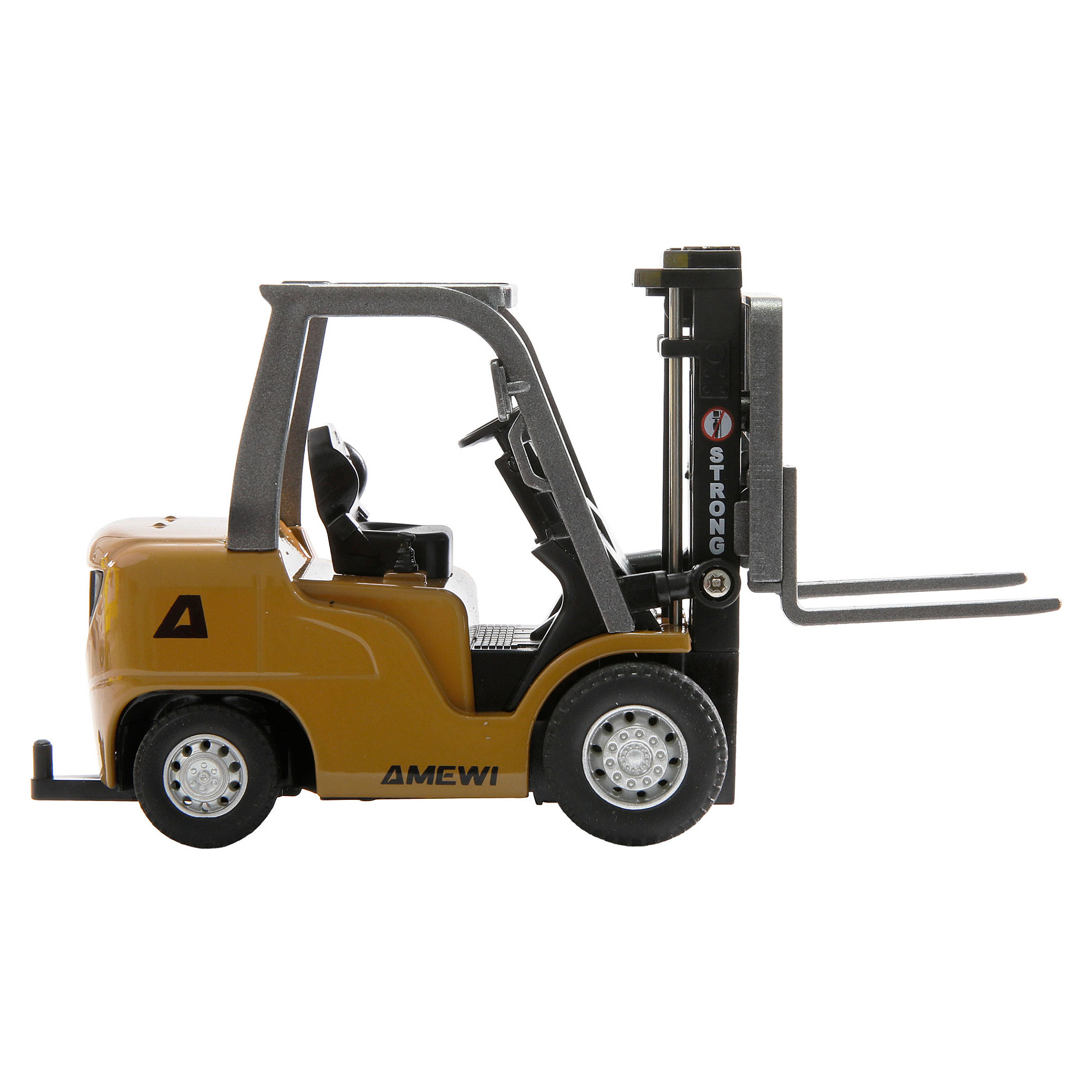 Lodër Makinë RC Forklift Amewi Mini 1:64 RTR - Zezë/Verdhë - Figura 5