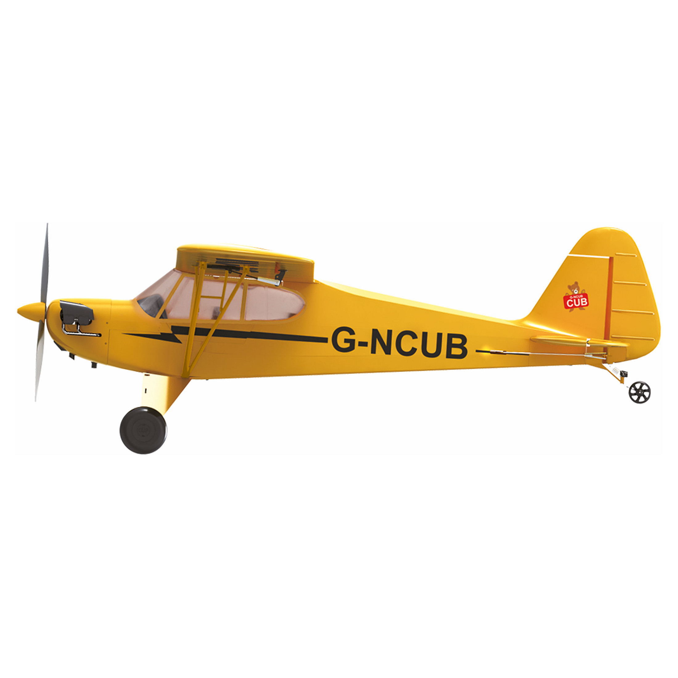 Lodër Aeroplan RC Amewi Skylark me bateri Li-Po 500mAh 2.4GHz - Verdhë - Figura 2