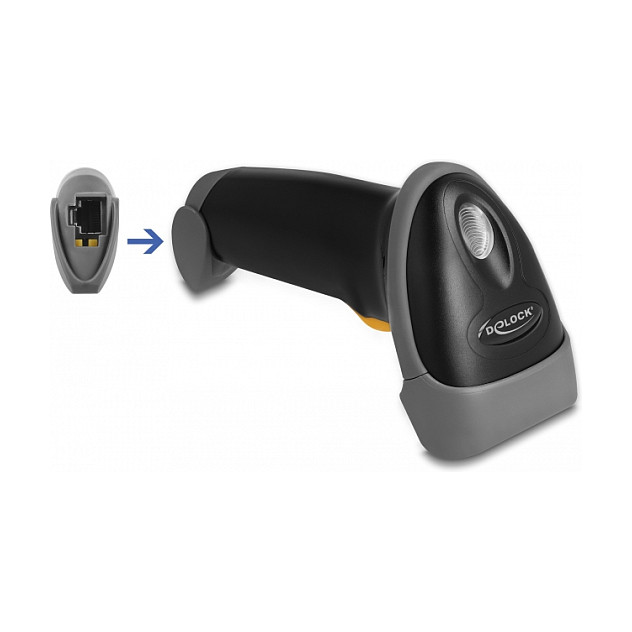 Skaner i barkodeve 1D Delock 90584 USB me kabllo lidhëse dhe mbajtëse - Figura 2