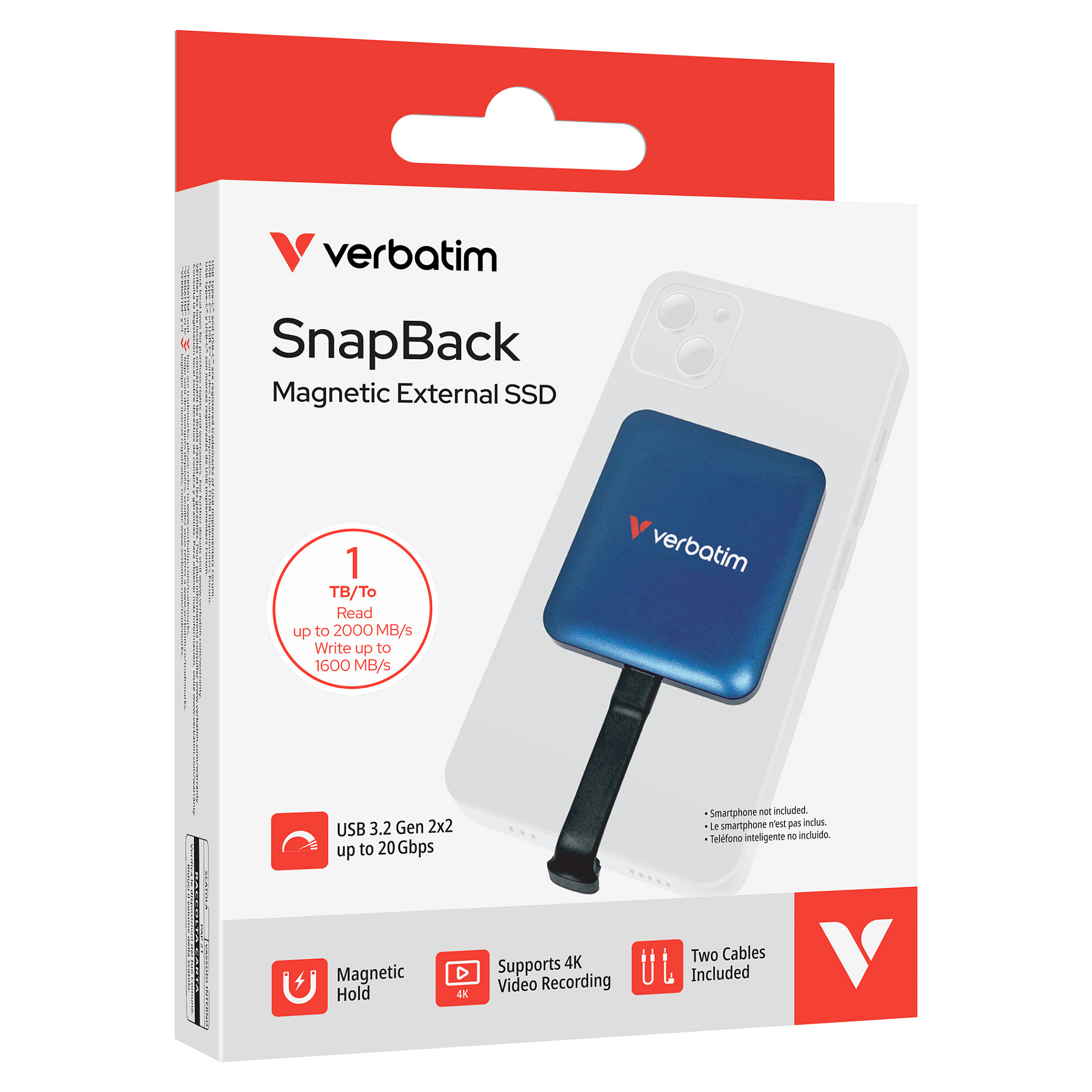 SSD të Jashtme Verbatim SnapBack / 1TB / USB / Portable - Figura 4