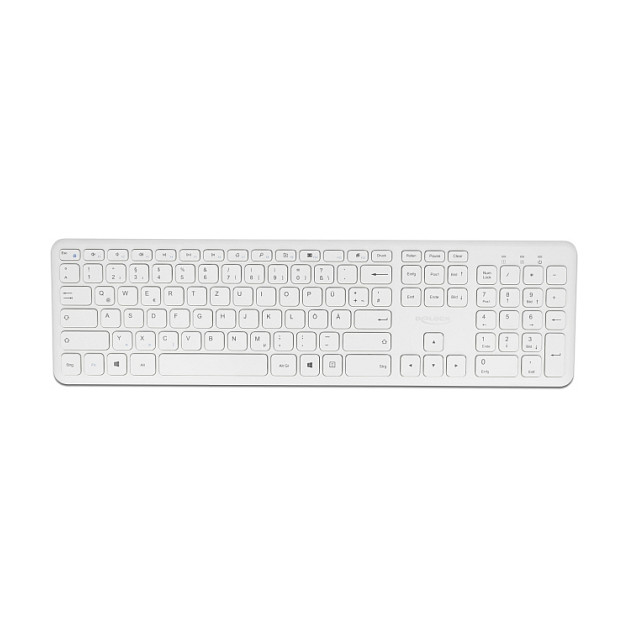 Combo (Tastierë & Maus) Delock / Wireless / QWERTZ / German Language - Bardhë - Figura 5