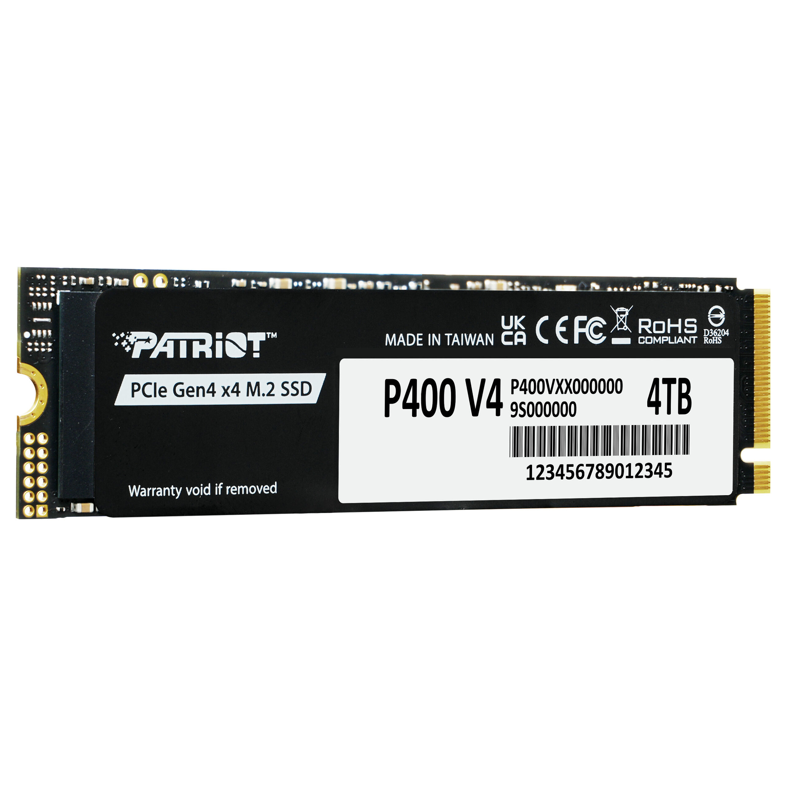 SSD të Brendshme Patriot P400 V4 / 4TB / M.2 2280 / PCIe 4.0 x4 / NVMe 2.0 - Figura 2