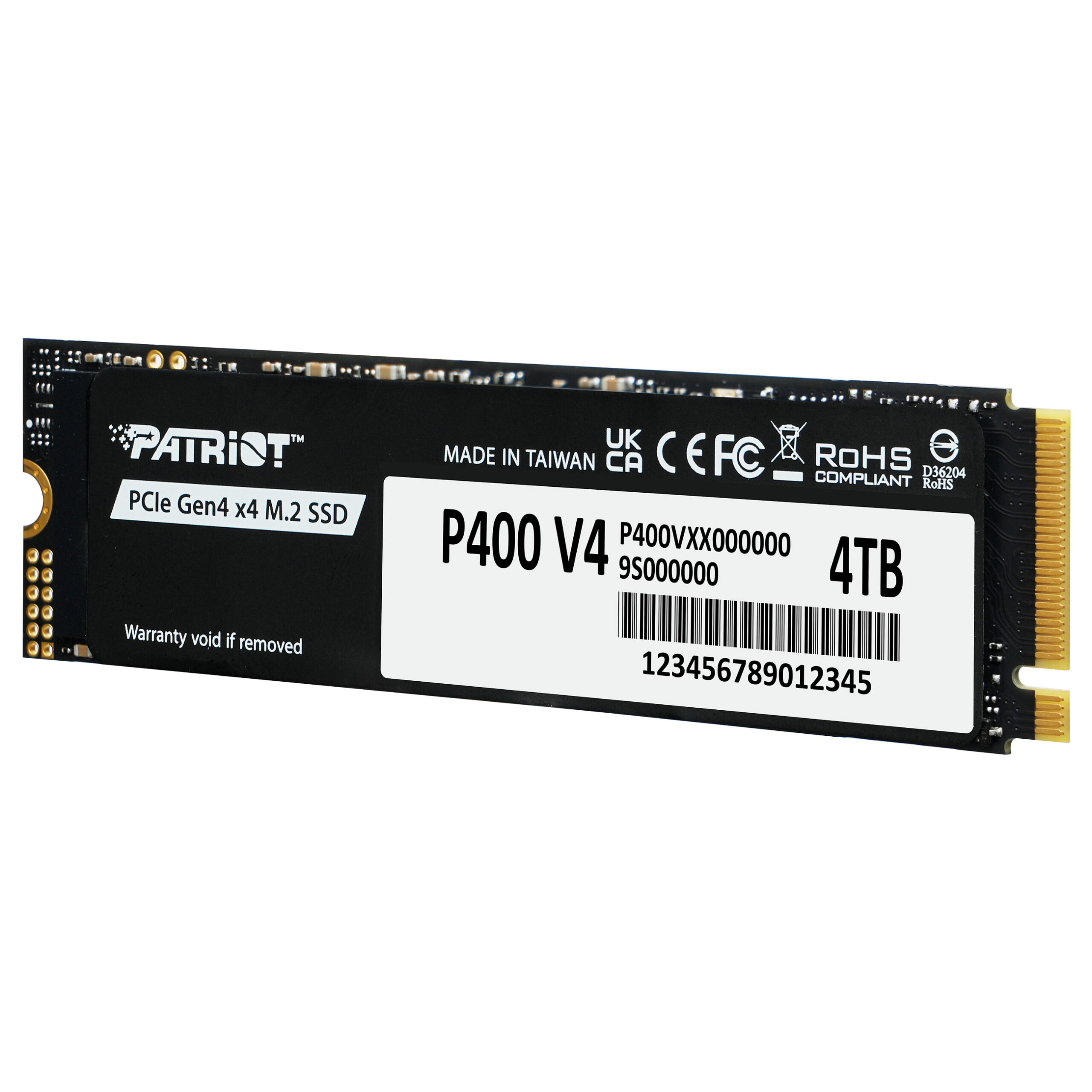 SSD të Brendshme Patriot P400 V4 / 4TB / M.2 2280 / PCIe 4.0 x4 / NVMe 2.0 - Figura 3