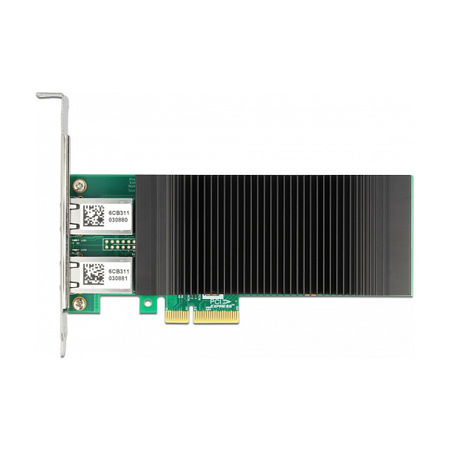 DeLOCK PCI Express x4 Gigabit 2-Port LAN Card Intel i350 2x RJ45 PoE+ Network Adapter - Figura 3