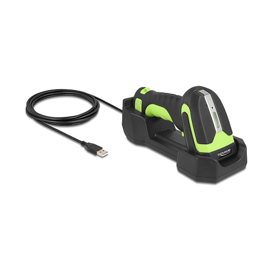 Skaner Delock i barkodeve 1D/2D me 433MHz ose Bluetooth me stacion karikimi induktiv - Figura 2