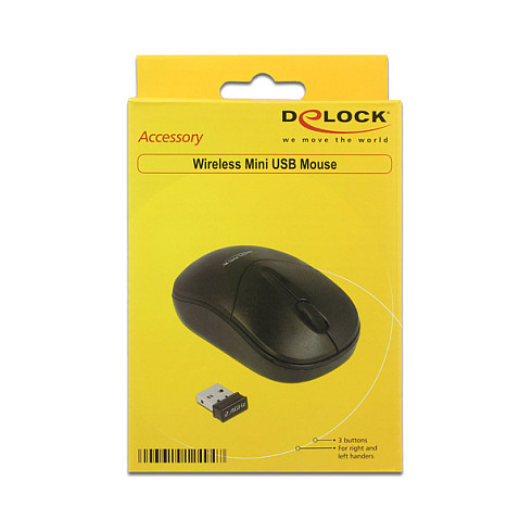 Maus pa kabllo Delock Optike Mini 3-Butona 2.4 GHz - Zezë - Figura 3