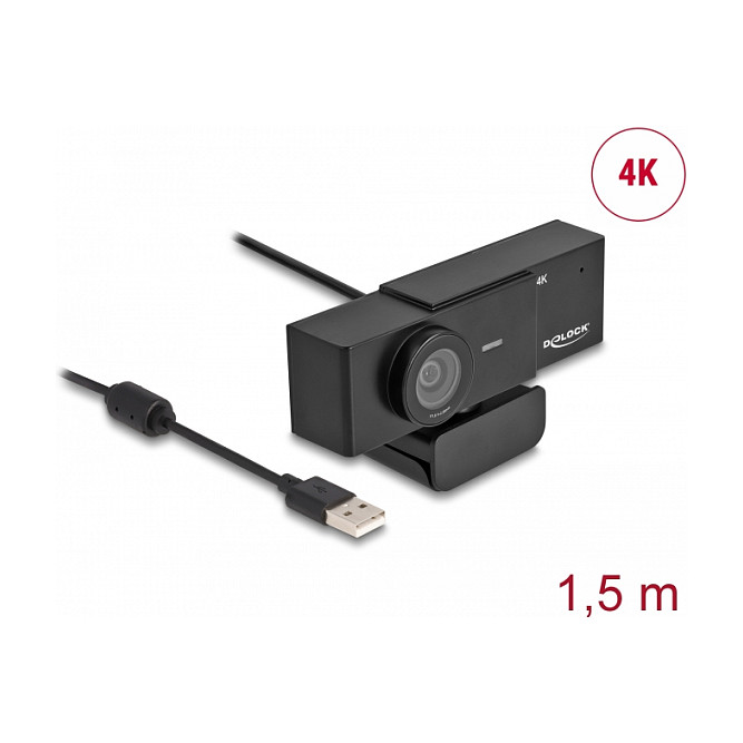 Webcam USB UHD / Mikrofon / 4K UHD / 110° / Stativ – Zezë - Figura 2
