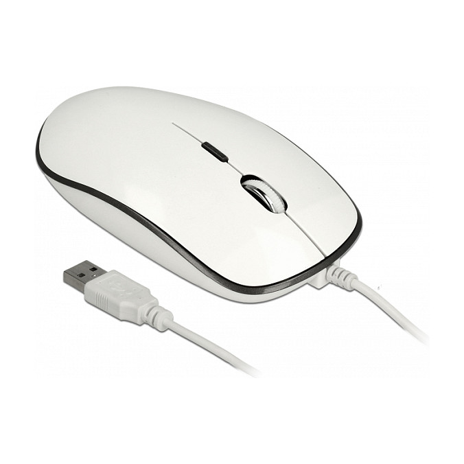 Maus me kabllo Optische Desktop Mouse / USB‑A + USB‑C / 4 Buttons - Bardhë - Figura 2