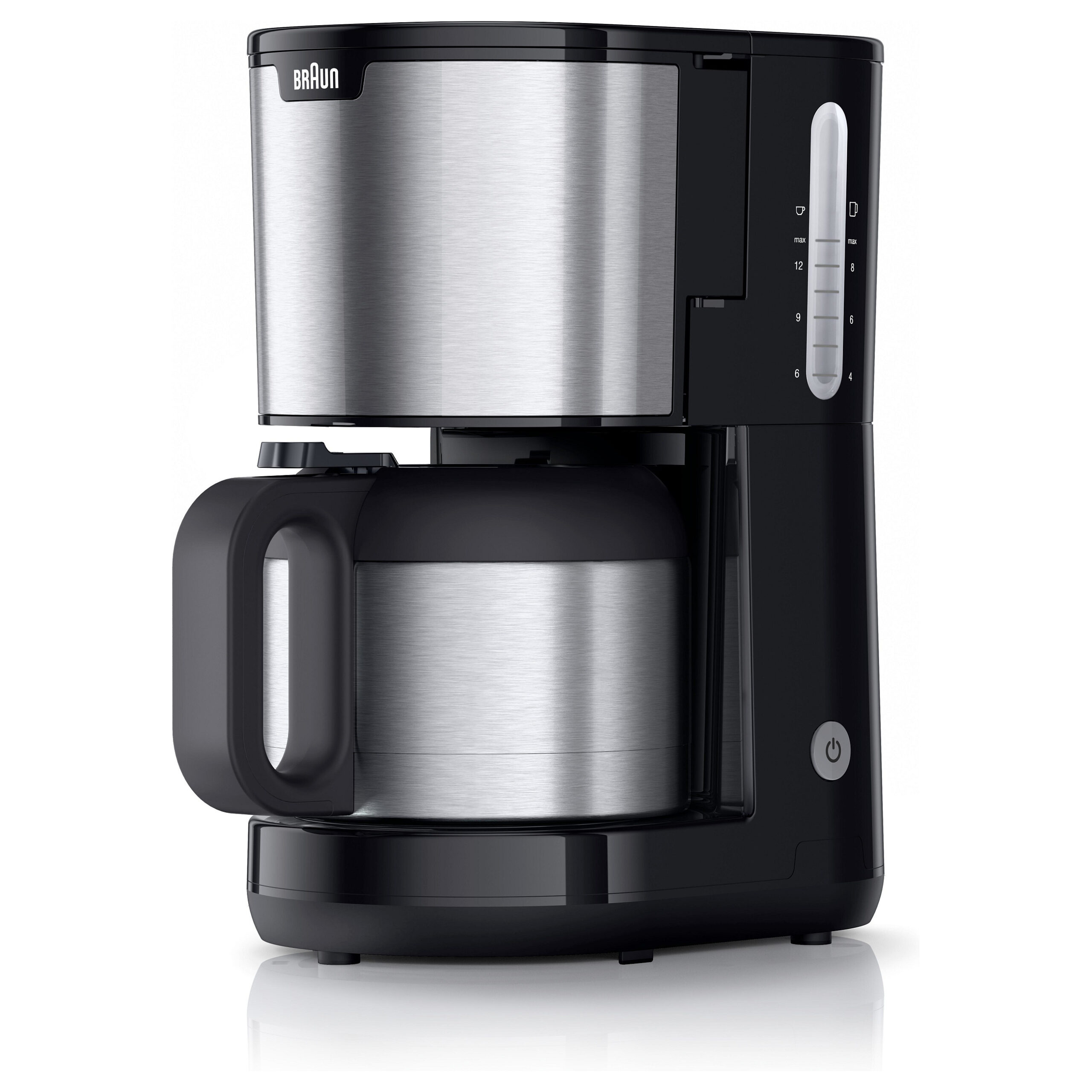 Aparat për kafe Braun PurShine KF 1505 -Zezë/Inox
