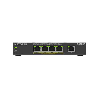 NETGEAR GS305P 5-Port Gigabit PoE+ Unmanaged Switch 63W (300 Series) - Figura 2