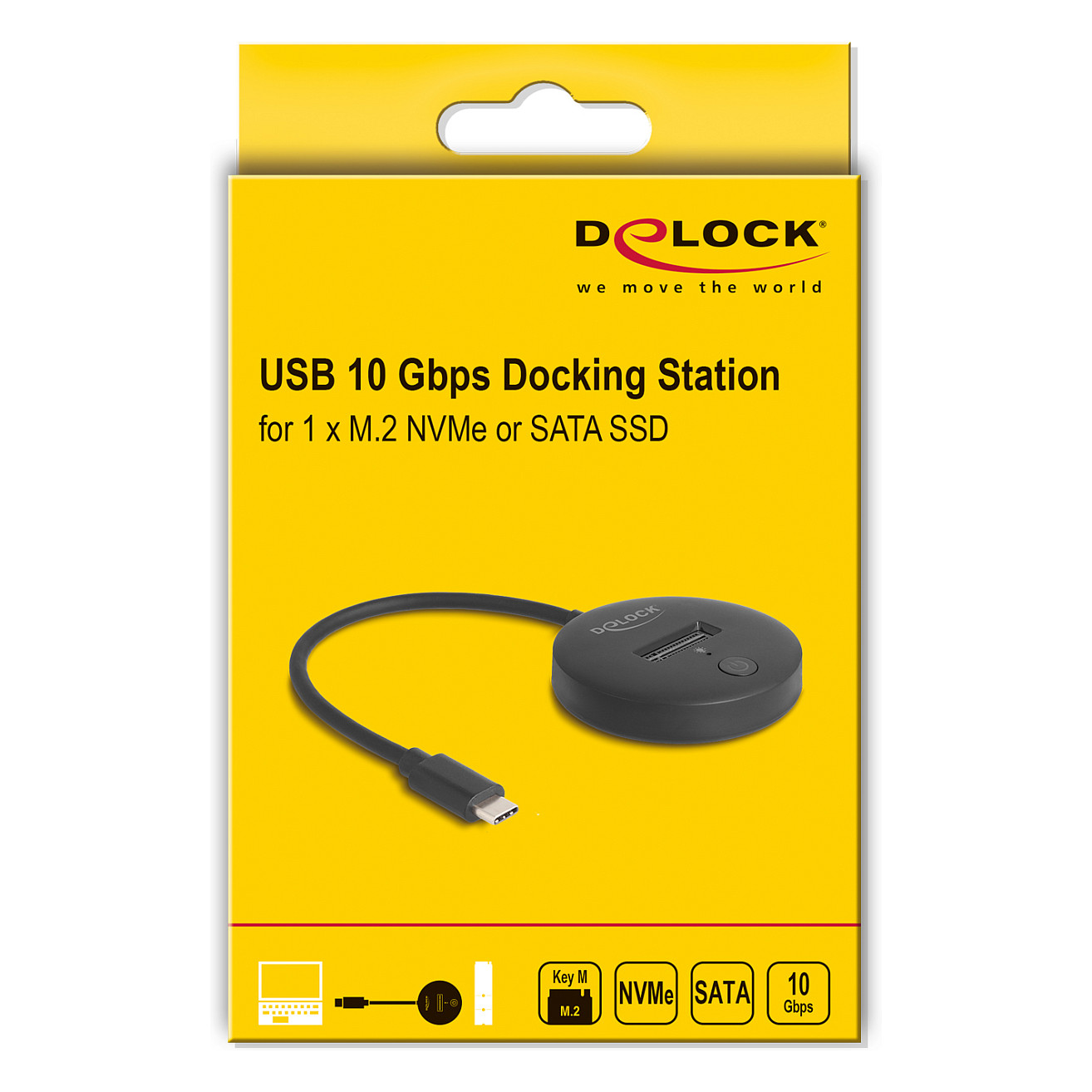 Docking Station DeLOCK M.2 / NVMe + SATA SSD / USB Type‑C / 10 Gbps - Zezë - Figura 3