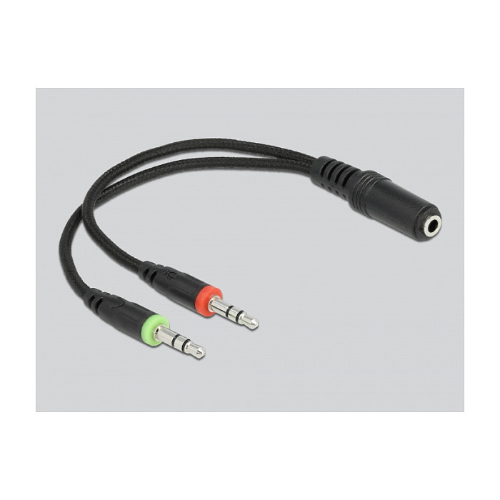Kufje Gaming DeLock Over-Ear me 3.5mm Jack dhe LED blu për PC/Console - Zezë - Figura 4