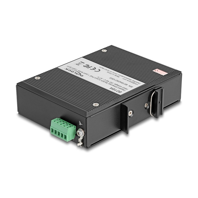 DeLOCK Industrial 5-Port Gigabit PoE Switch 1x SFP DIN-Rail Ethernet Switch for Industrial Networks - Figura 3