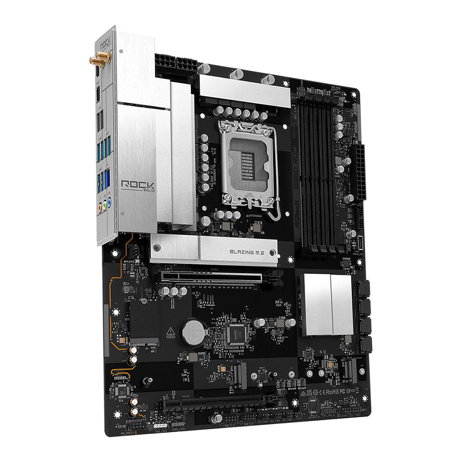 Pllakë Amë Intel ASRock B860 Rock / Wi‑Fi 7 / DDR5 / LGA 1851 / HDMI - Figura 3
