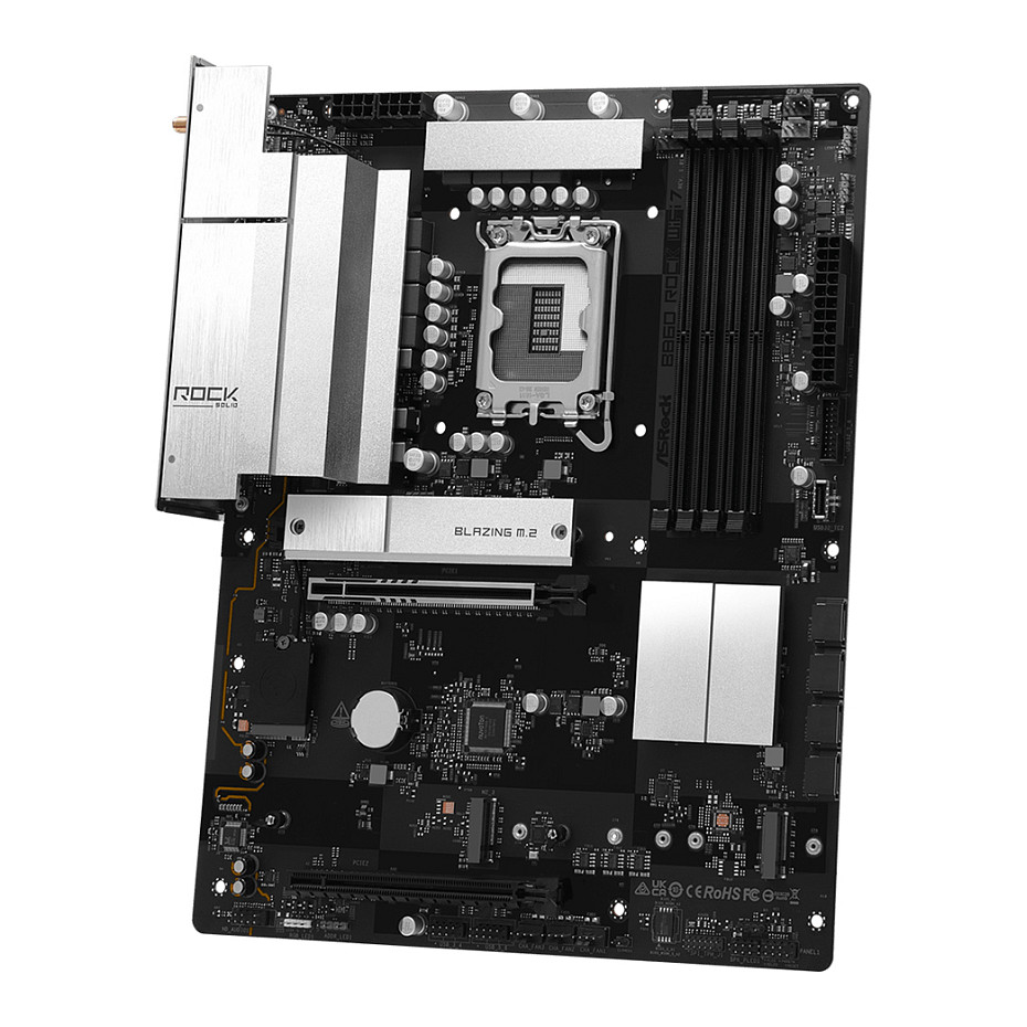 Pllakë Amë Intel ASRock B860 Rock / Wi‑Fi 7 / DDR5 / LGA 1851 / HDMI - Figura 4