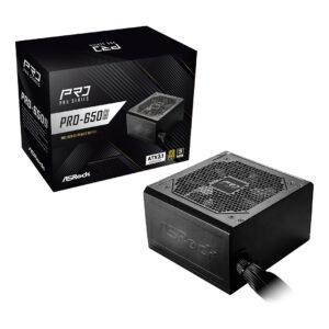 Furnizues Energjie ASRock Pro Series PRO‑650G / 650W / 80 PLUS Gold / ATX