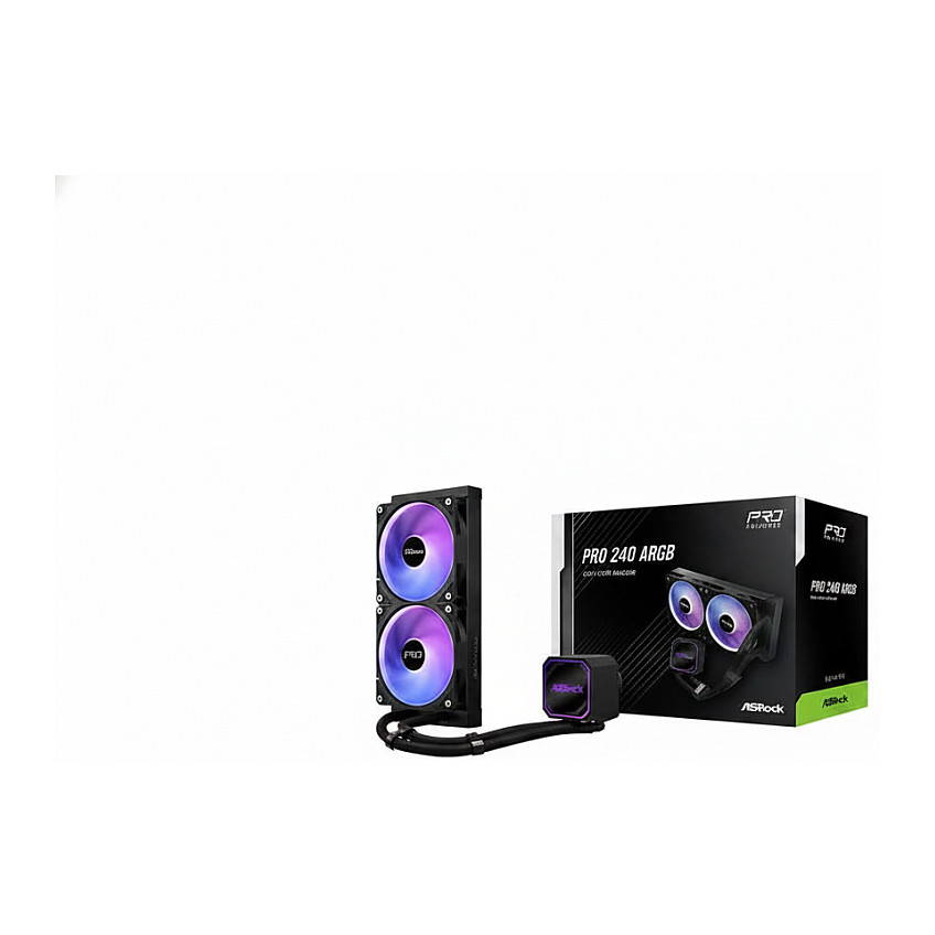 Ftohës për Procesor ASRock Pro 240 ARGB - Zezë