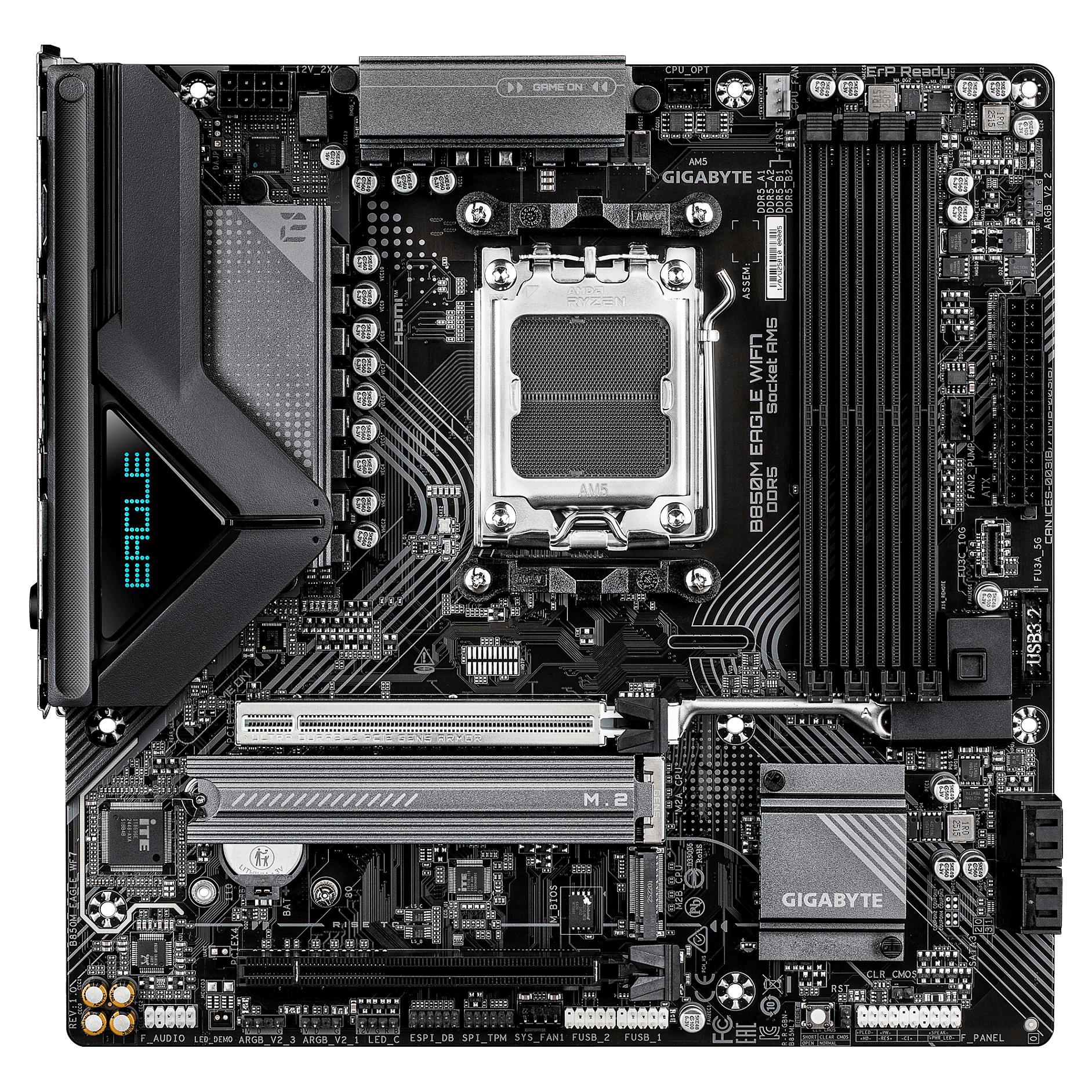 Pllakë Amë AMD Gigabyte B850M EAGLE WF7 / AM5 / DDR5 / HDMI+DP - Figura 2
