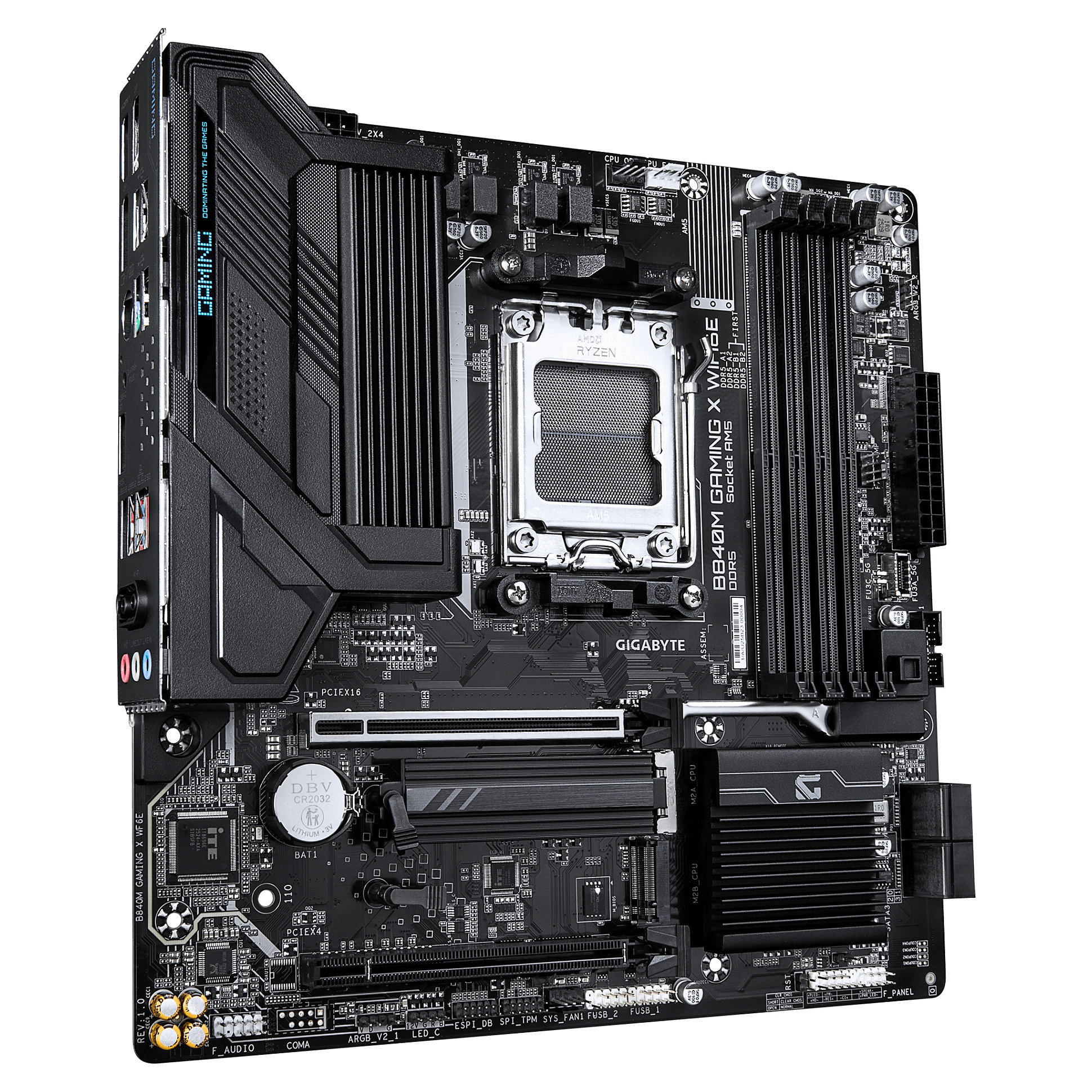 Pllakë Amë AMD AM5 GigaByte B840M Gaming X / Wi‑Fi 6E / DDR5 - Figura 3
