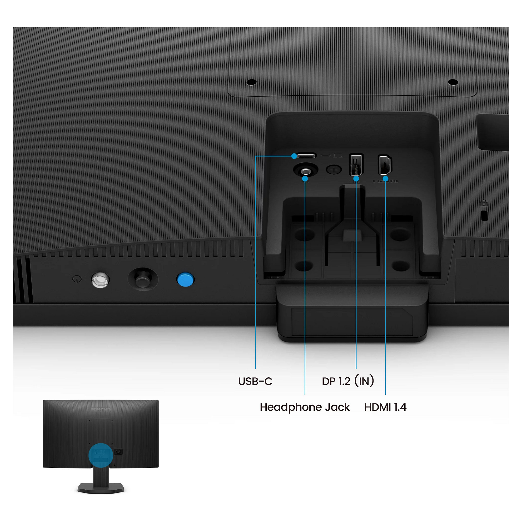 Monitor BenQ GW2490C / 23,8"/ Full HD IPS / 144Hz / 5ms / HDMI+USB+DP - Zezë - Figura 5