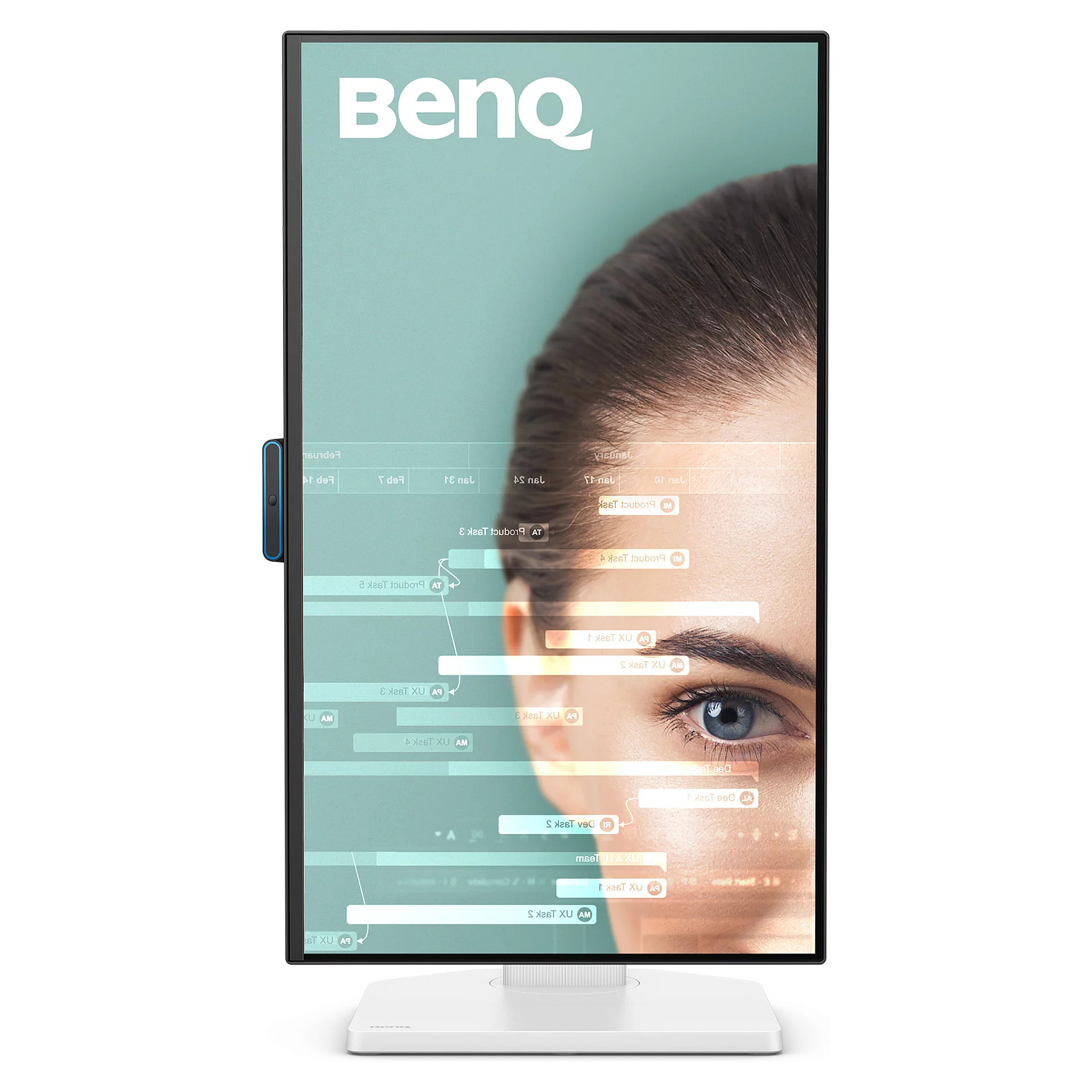 Monitor BenQ GW2490TC / 23.8"/ Full HD IPS / LED / 144Hz / 5ms / HDMI+USB+DP - Bardhë - Figura 4
