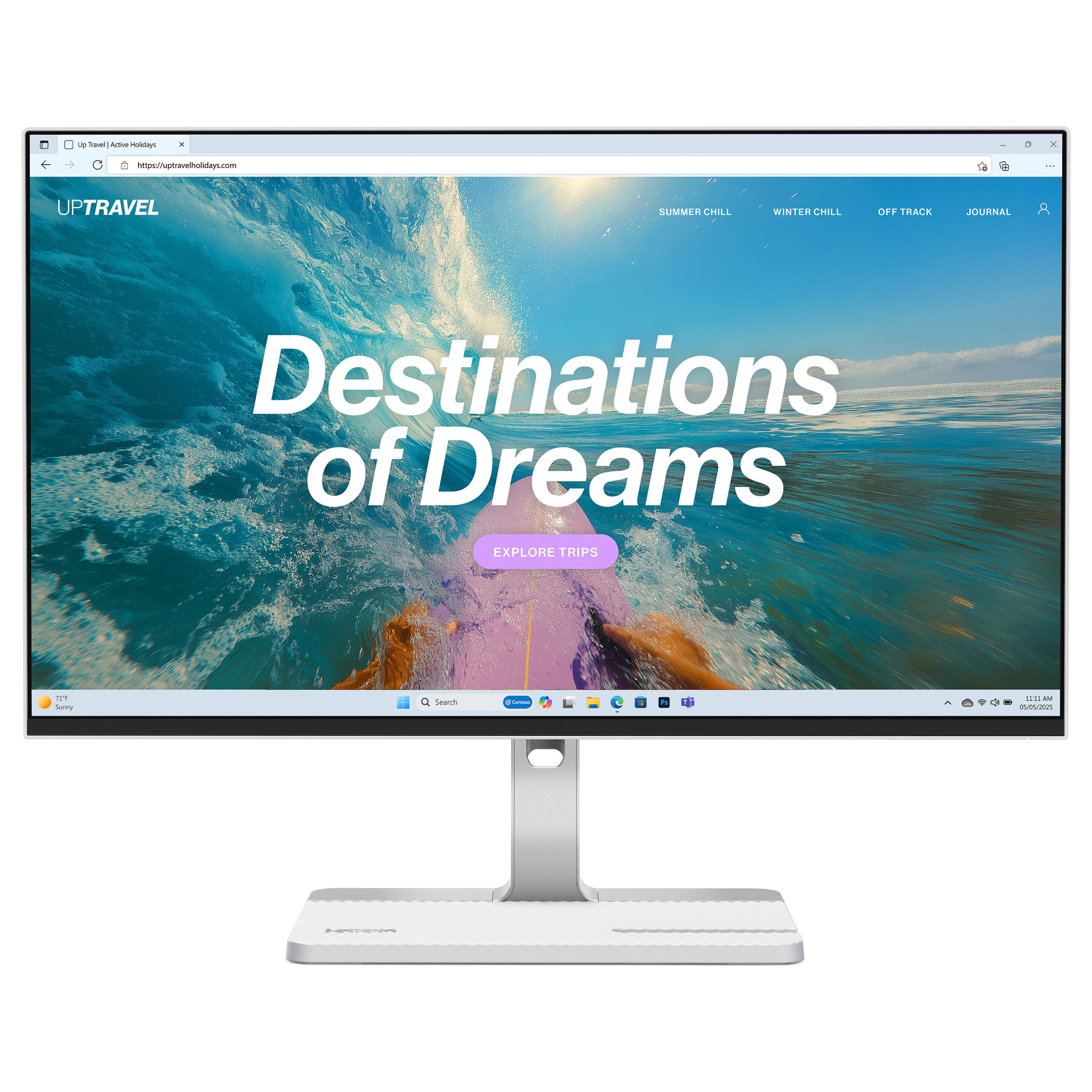 Monitor Gaming Lenovo L24D-4C Business / 23,8"/ Full HD IPS / 144Hz / 1ms / HDMI+USB-C+DP - Gri