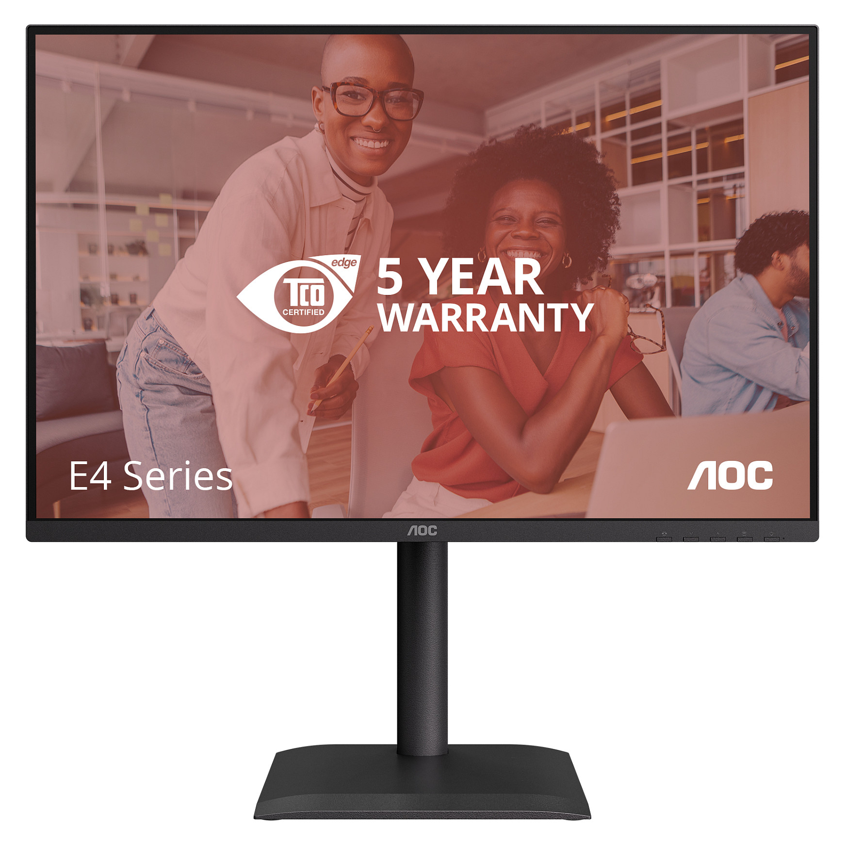 Monitor AOC X24E4U / 24"/ Full HD IPS LED / 100Hz / 4ms / HDMI+VGA+USB+DP - Zezë - Figura 2