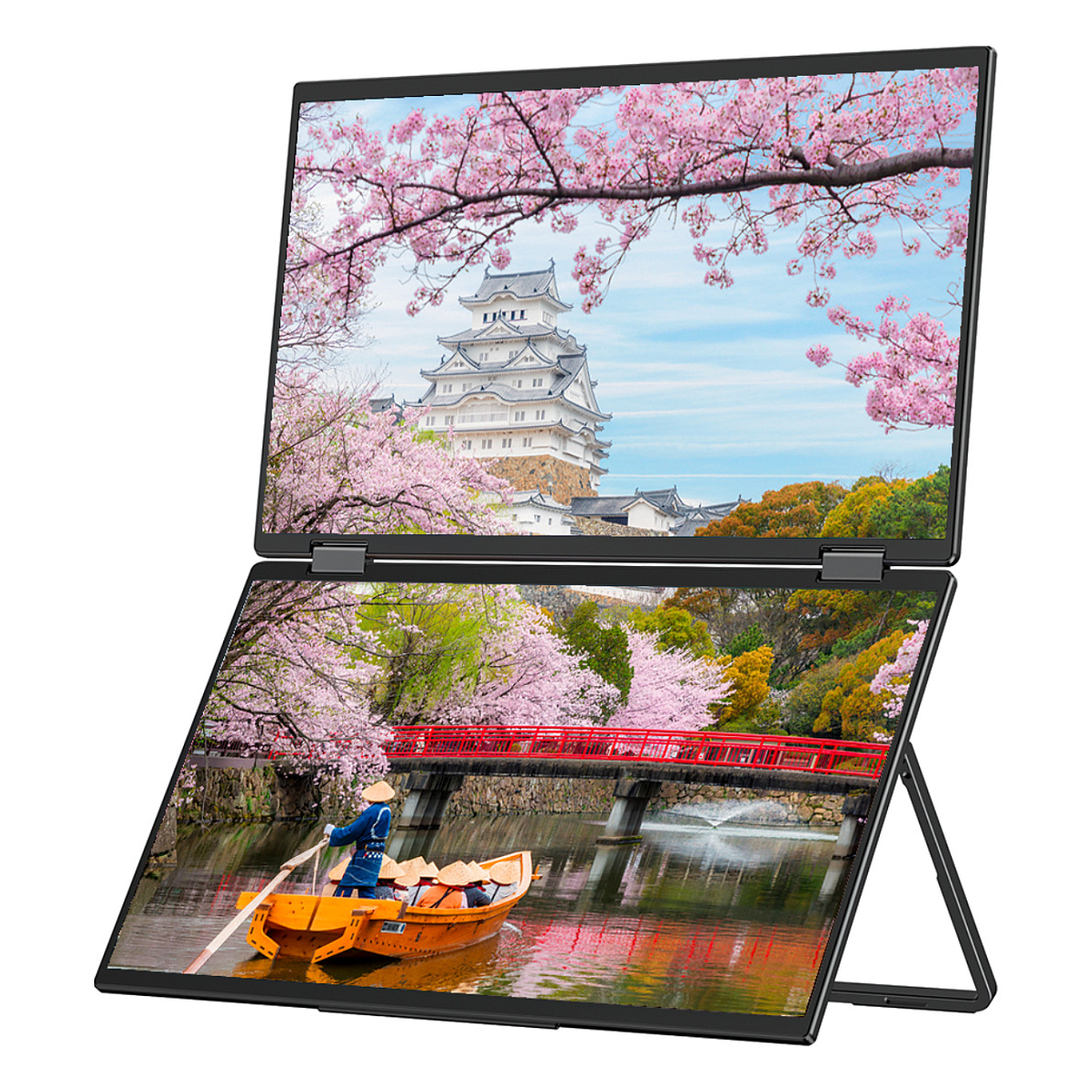 Monitor JapanNext Dual JN-DMD-IPS156F / 15,6"/ Full HD IPS LCD / 60Hz / 20ms / HDMI - Zezë - Figura 2