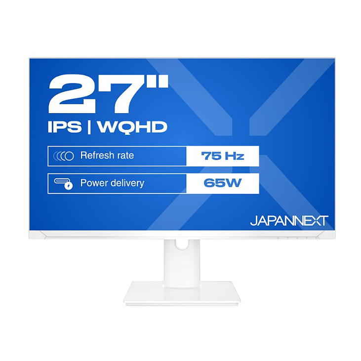 Monitor JapanNext / 27"/ Quad HD IPS / LED / 75Hz / 8ms / HDMI+USB+DP - Bardhë