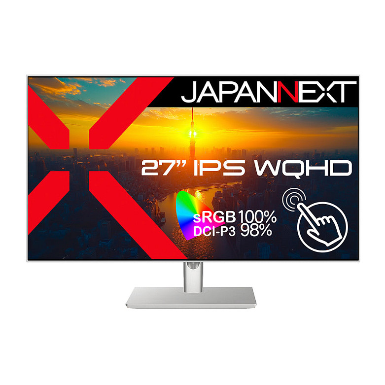 Monitor JapanNext JN-IPS27WQHDR-C65W-FLD-T / 27"/ WQHD IPS LCD Touch / 75Hz / 8ms / HDMI+DP - Argjendi - Figura 4