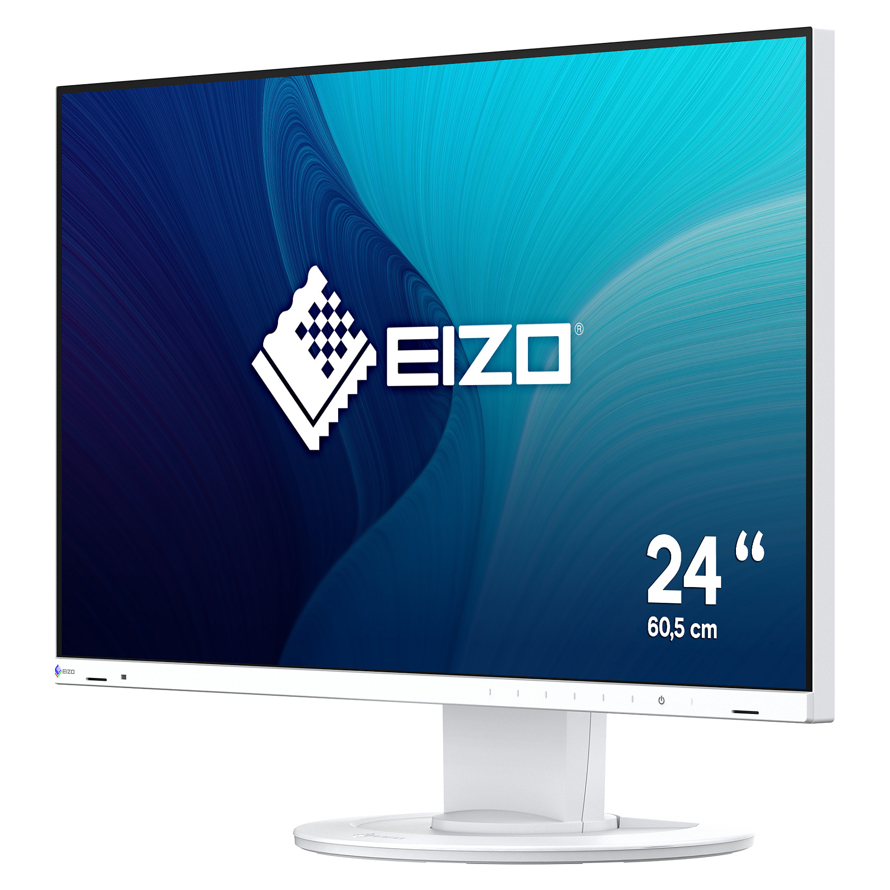 Monitor EIZO EV2400R-WT / 23.8"/ Full HD IPS / LCD / 100Hz / 5ms / HDMI+USB+DP - Bardhë - Figura 2