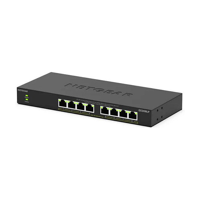 NETGEAR GS308LP 8-Port Gigabit PoE+ Unmanaged Switch 60W - Figura 3