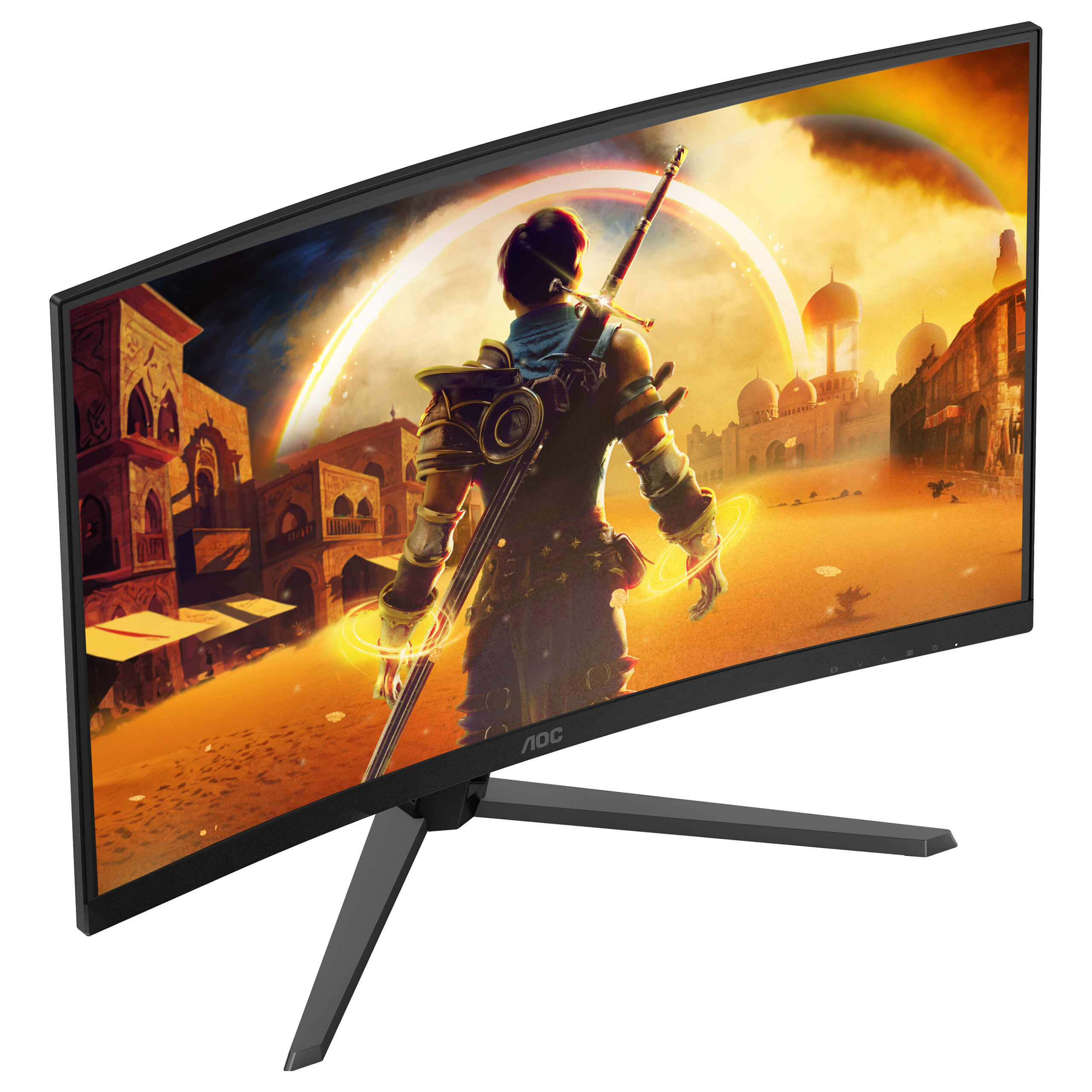 Monitor Gaming AOC C32G42ZE / 31.5"/ Full HD VA / LED / Curved / 260Hz / 4ms / HDMI+DP - Zezë - Figura 5