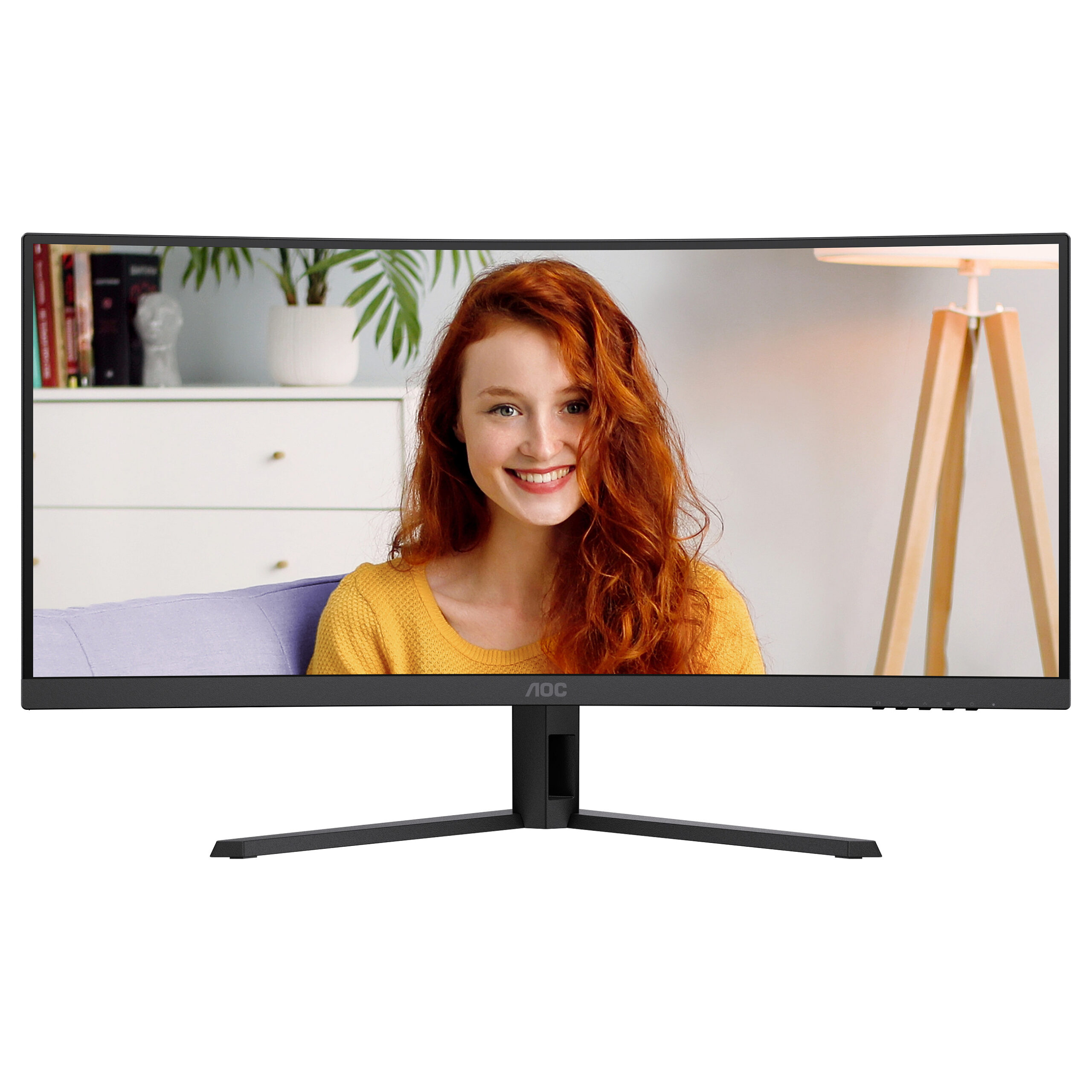 Monitor AOC CU34B3E / 34"/ WQHD VA LED Curved / 120Hz / 1ms / HDMI+DP - Zezë - Figura 5