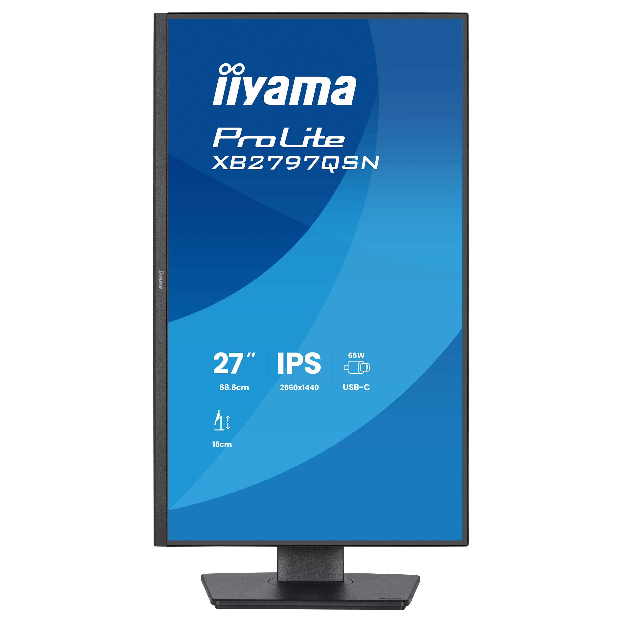 Monitor IIYAMA XB2797QSN-B1 / 27"/ Quad HD IPS / LCD / 75Hz / 1ms / HDMI+USB+DP - Zezë - Figura 3