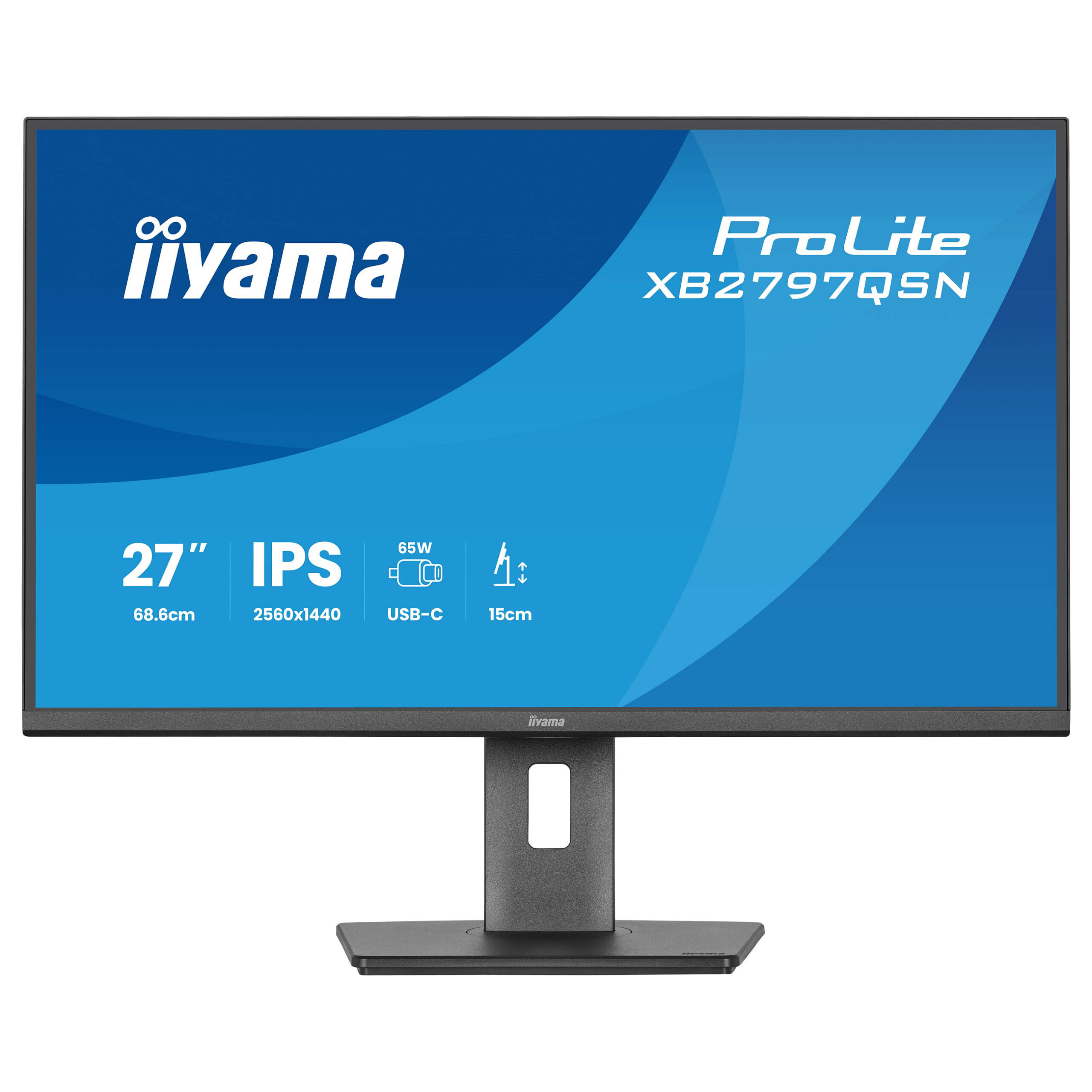 Monitor IIYAMA XB2797QSN-B1 / 27"/ Quad HD IPS / LCD / 75Hz / 1ms / HDMI+USB+DP - Zezë - Figura 4