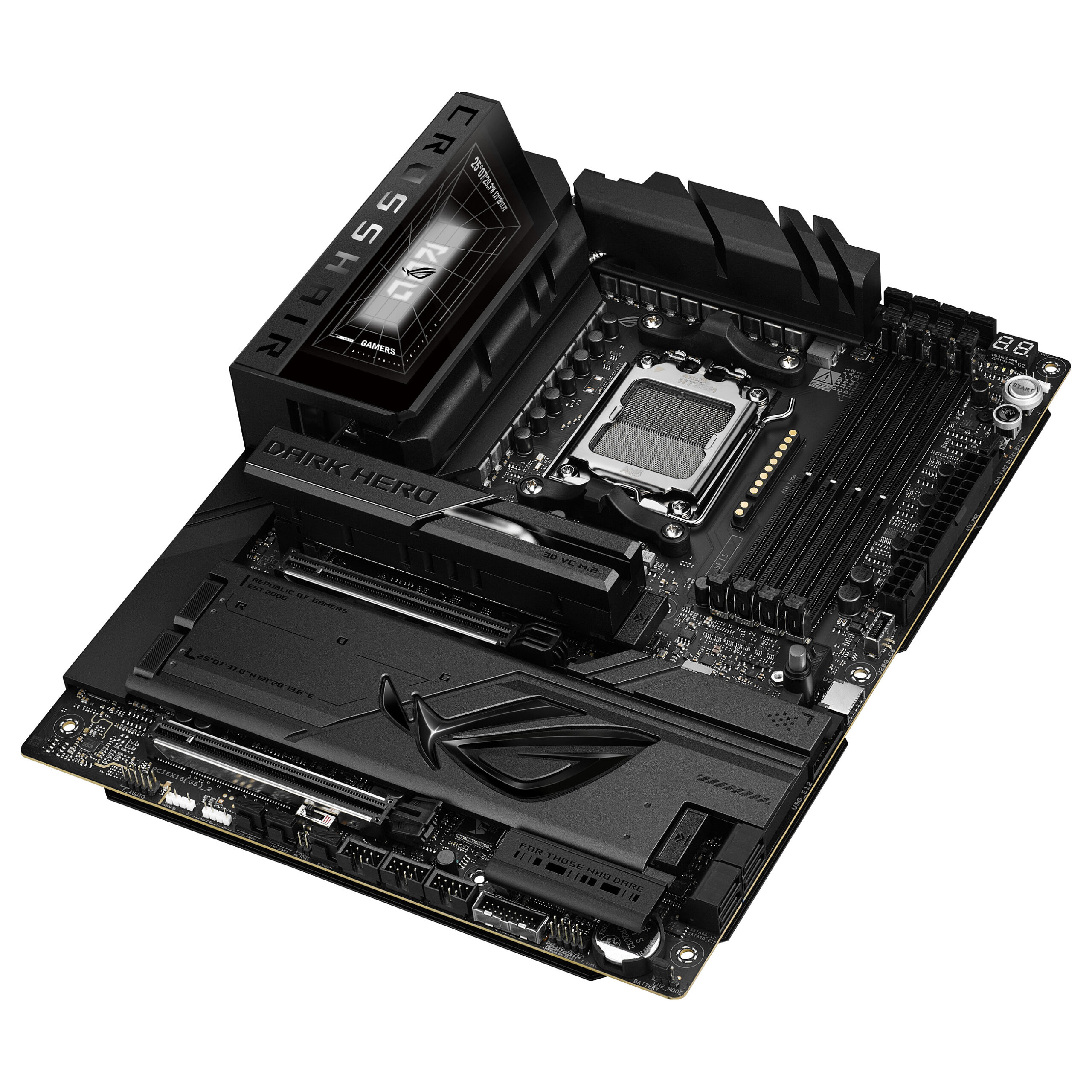 Pllakë Amë AMD AM5 ASUS ROG CROSSHAIR X870E DARK HERO Wi‑Fi 7 / DDR5 / ATX - Figura 5