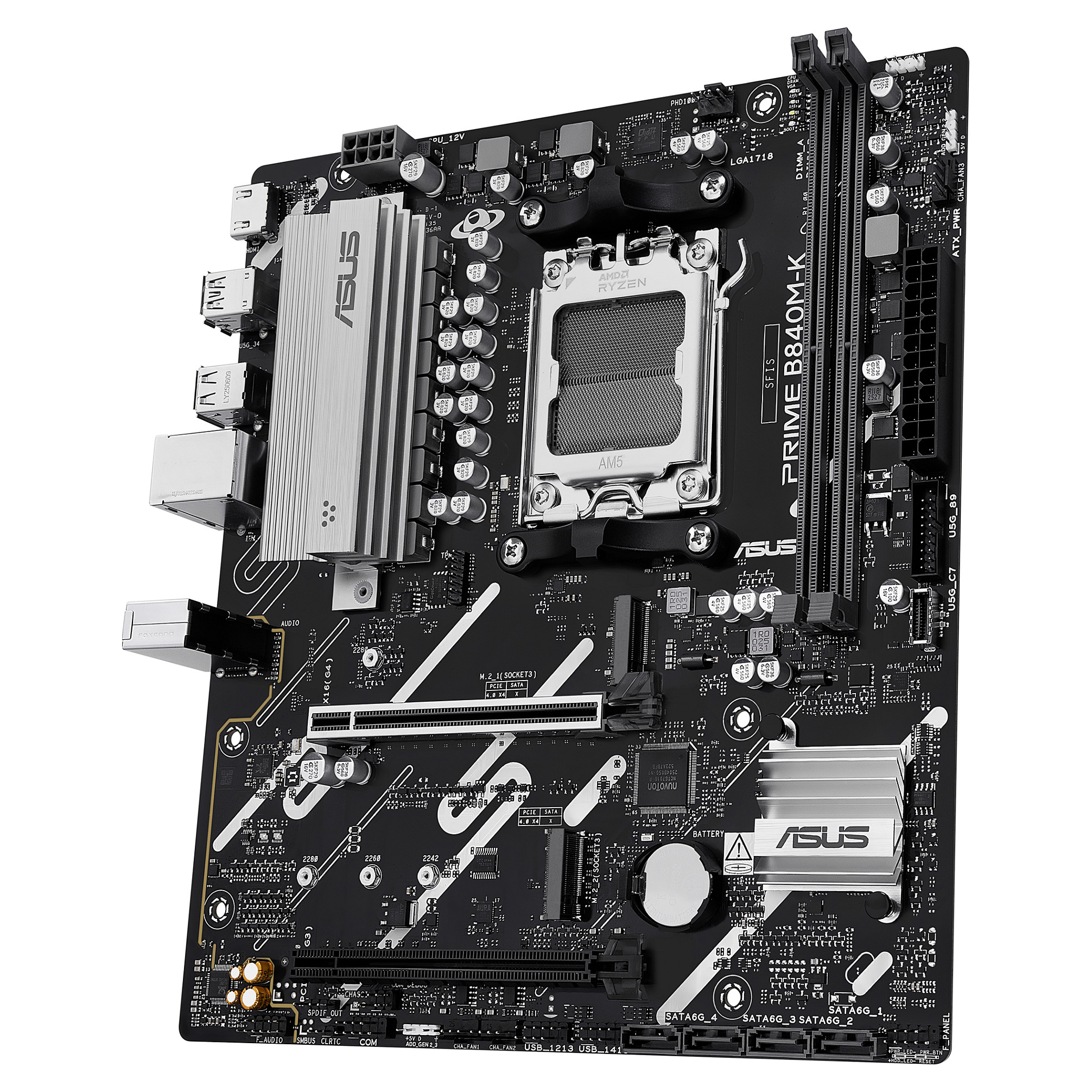 Pllakë Amë AMD AM5 ASUS PRIME B840M‑K / DDR5 / mATX / HDMI - Figura 5
