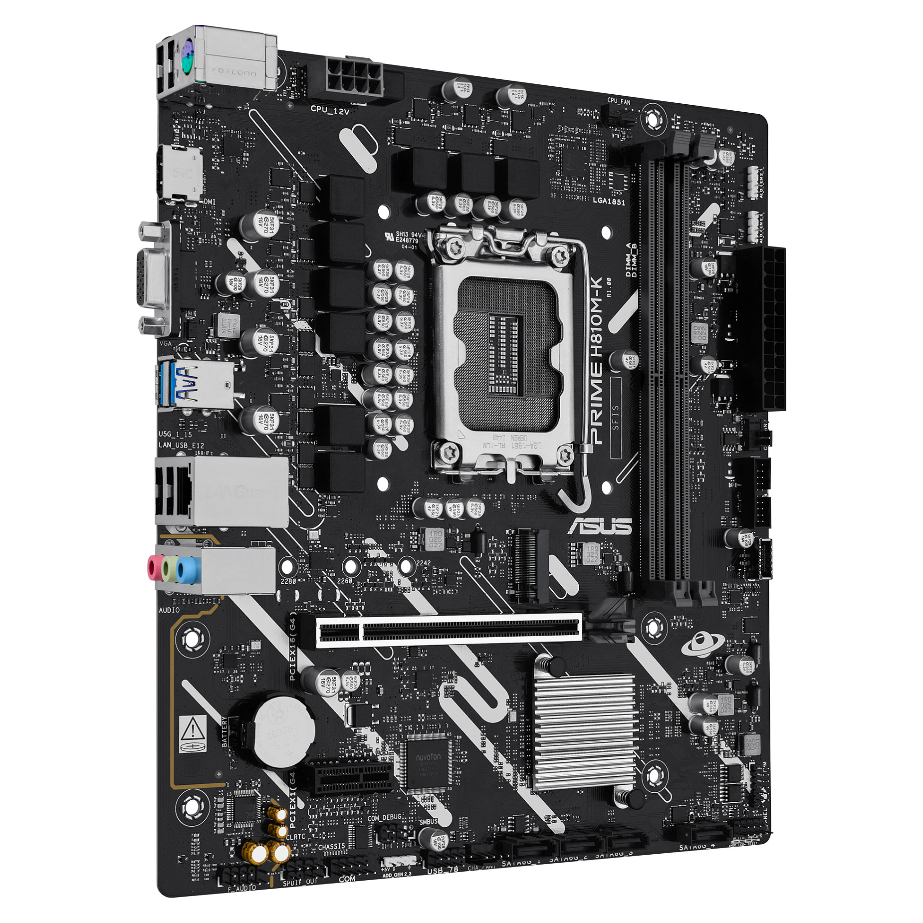 Pllakë Amë Intel ASUS PRIME H810M‑K / LGA1851 / DDR5 / mATX - Figura 2