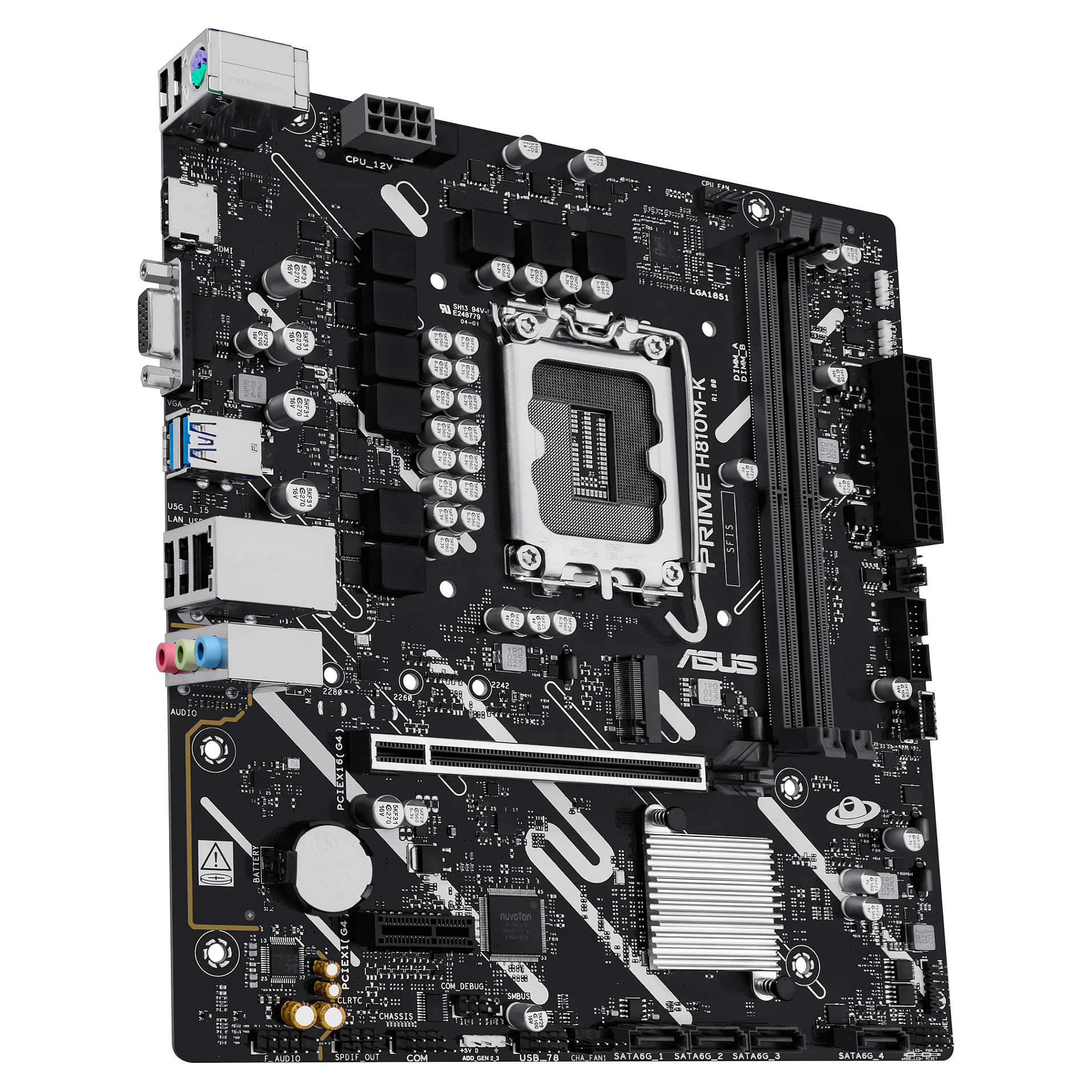 Pllakë Amë Intel ASUS PRIME H810M‑K / LGA1851 / DDR5 / mATX - Figura 3