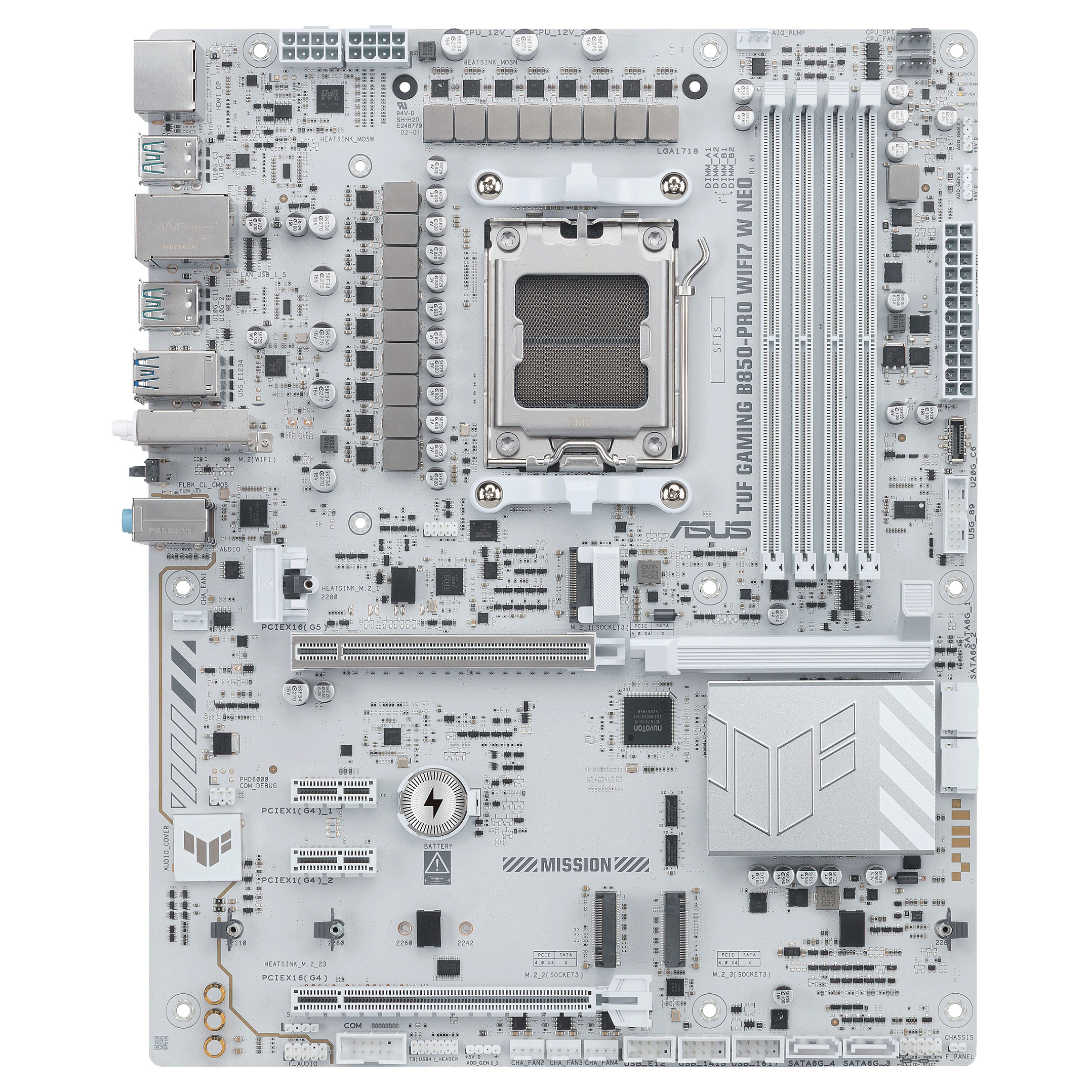 Pllakë Amë AMD AM5 ASUS TUF GAMING B850‑PRO Wi‑Fi 7 NEO / DDR5 / ATX / HDMI+DP