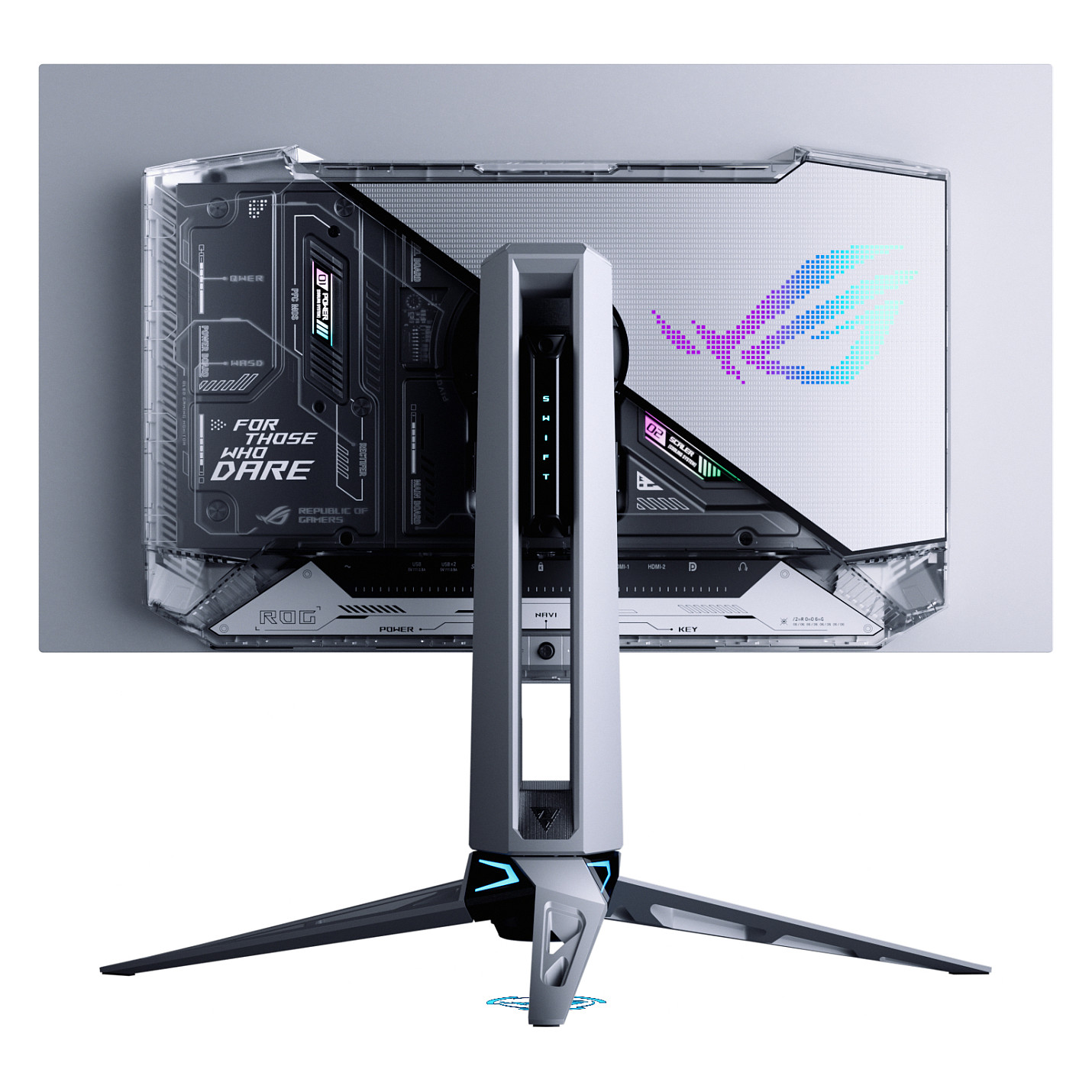 ASUS ROG Swift OLED PG27AQWP-W 26.5" QHD 540Hz / FHD 720Hz Dual Mode OLED Gaming Monitor 0.02ms HDR500 / HDMI+USB+DP+HDCP - Argjend - Figura 2