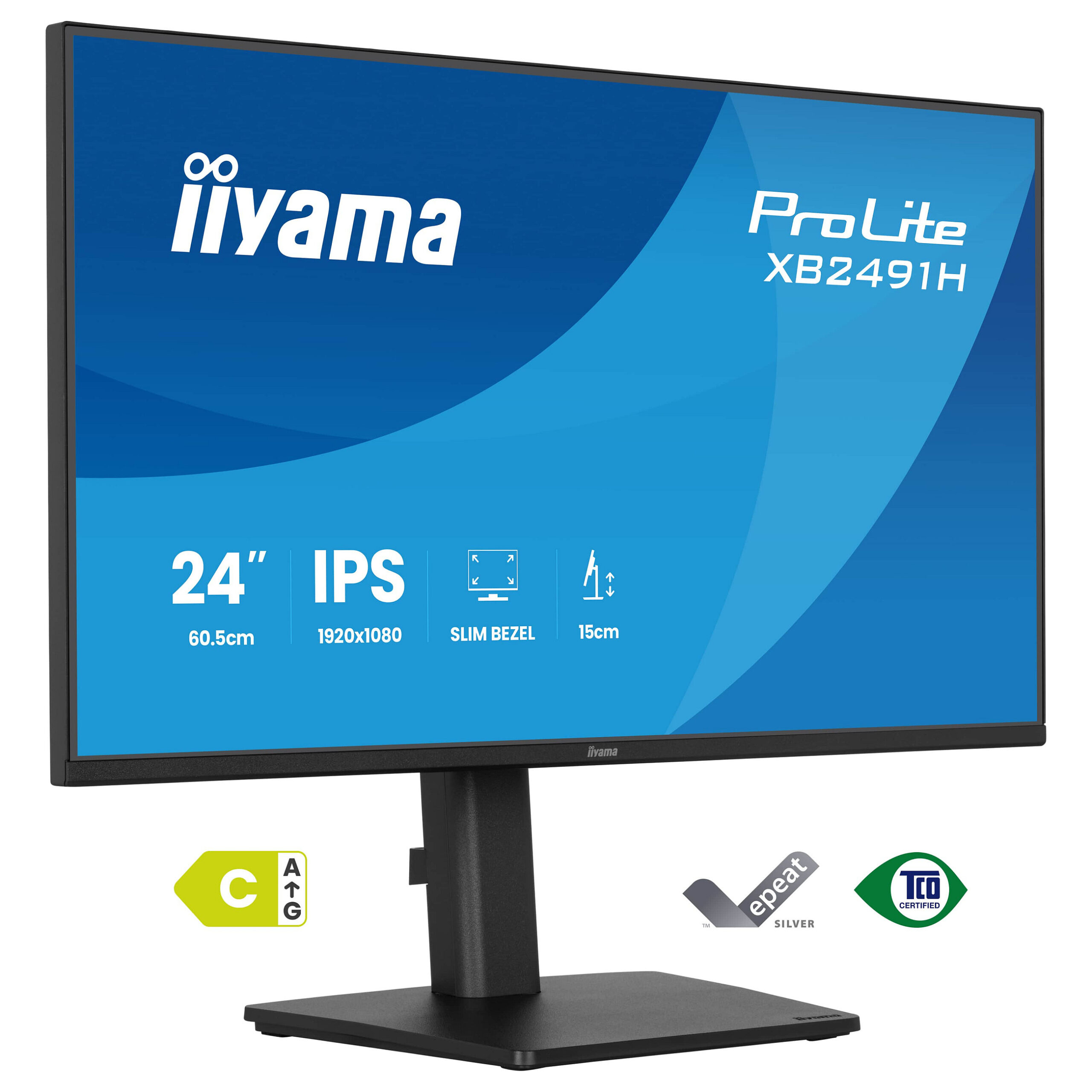 Monitor iiyama XB2491H-B1 / 23.8"/ Full HD IPS LCD / 120Hz / 1ms / HDMI+DP+HDCP - Zezë