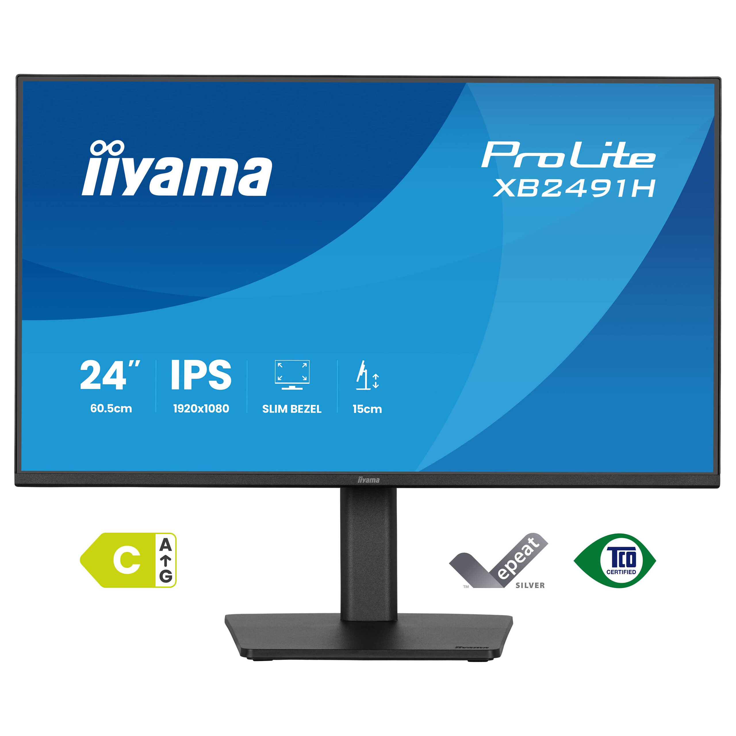 Monitor iiyama XB2491H-B1 / 23.8"/ Full HD IPS LCD / 120Hz / 1ms / HDMI+DP+HDCP - Zezë - Figura 2