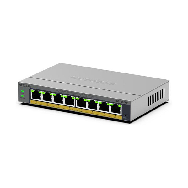NETGEAR GS108EPP Easy Smart 8-Port Gigabit PoE+ Switch 123W with Smart Management - Figura 3