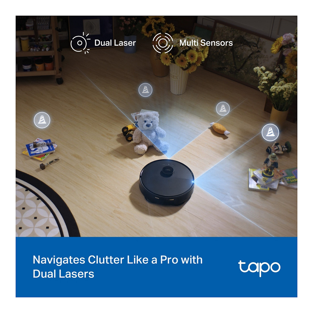 Fshesë Robotike TP-Link Tapo RV50 Pro Omni – Zezë - Figura 3