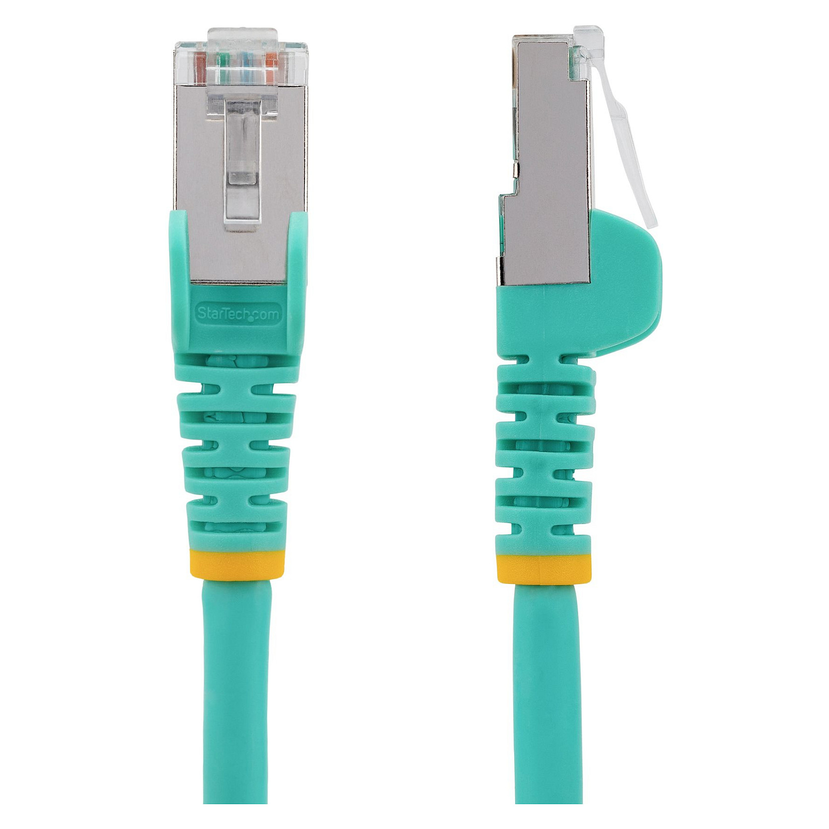 StarTech CAT6a 0.5m S/FTP LSZH Patch Cable 10GbE 500MHz 100W PoE++ Ethernet Network Cable Aqua - Figura 2