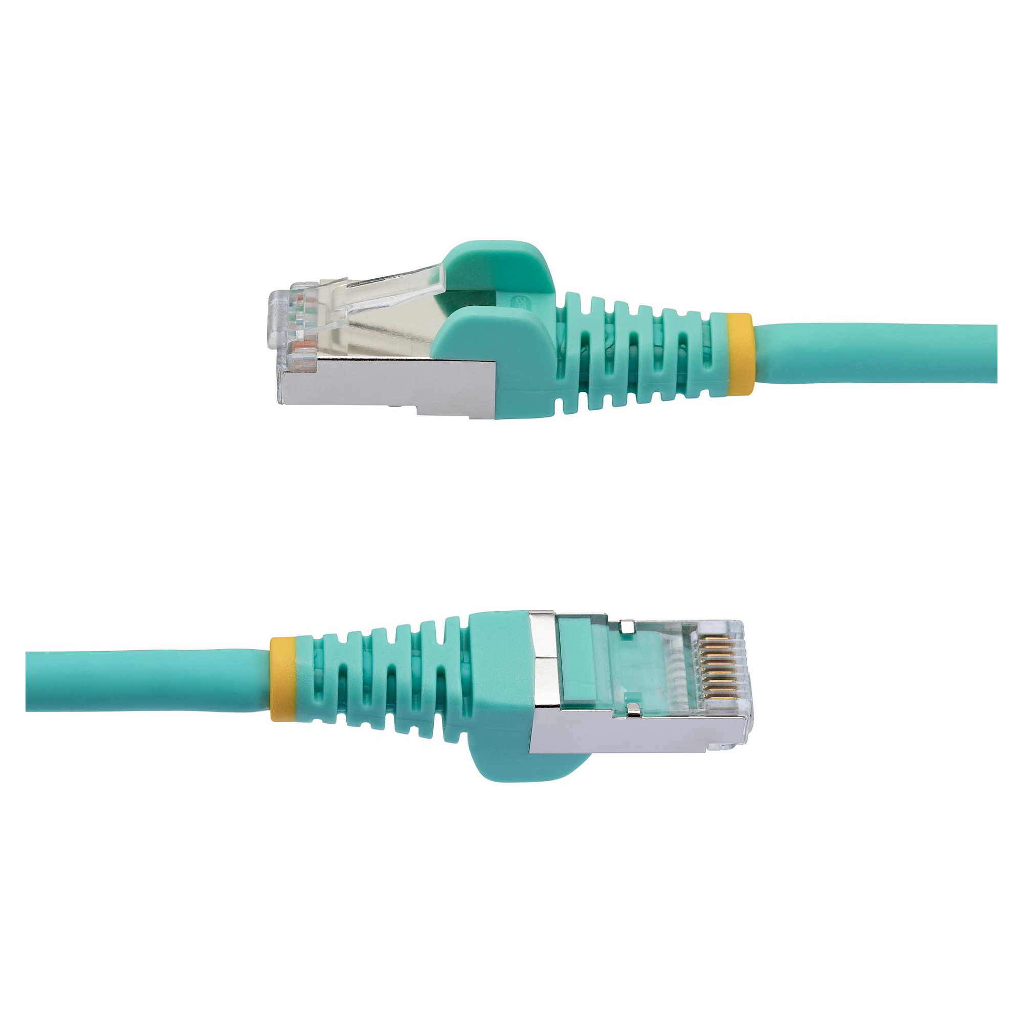 StarTech CAT6a 0.5m S/FTP LSZH Patch Cable 10GbE 500MHz 100W PoE++ Ethernet Network Cable Aqua - Figura 3