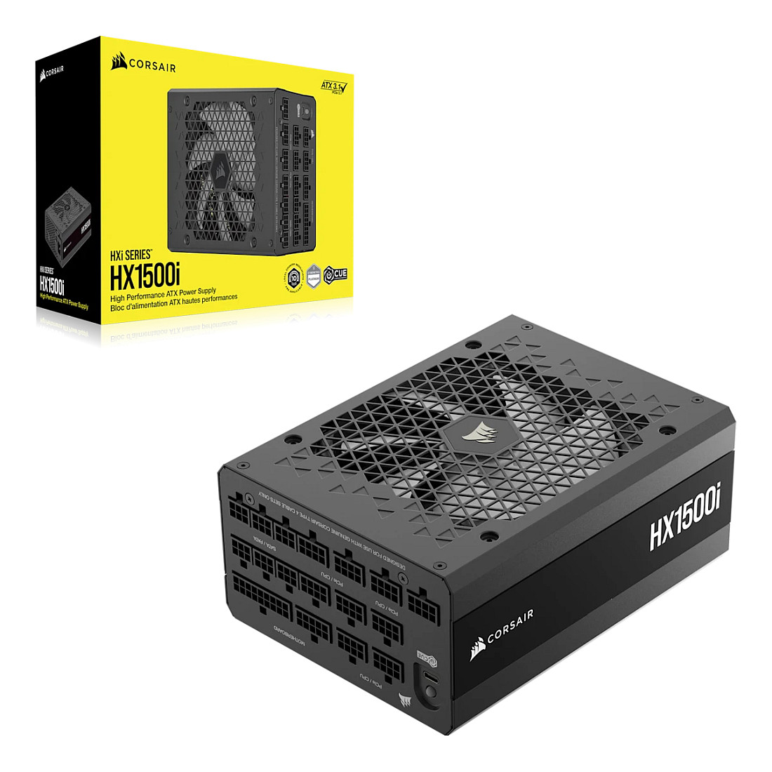 Furnizues Energjie 1500W Corsair HX1500i 2025 / 80+Platinum / ATX3.1 / PCIe5.1 / 140mm - Figura 2